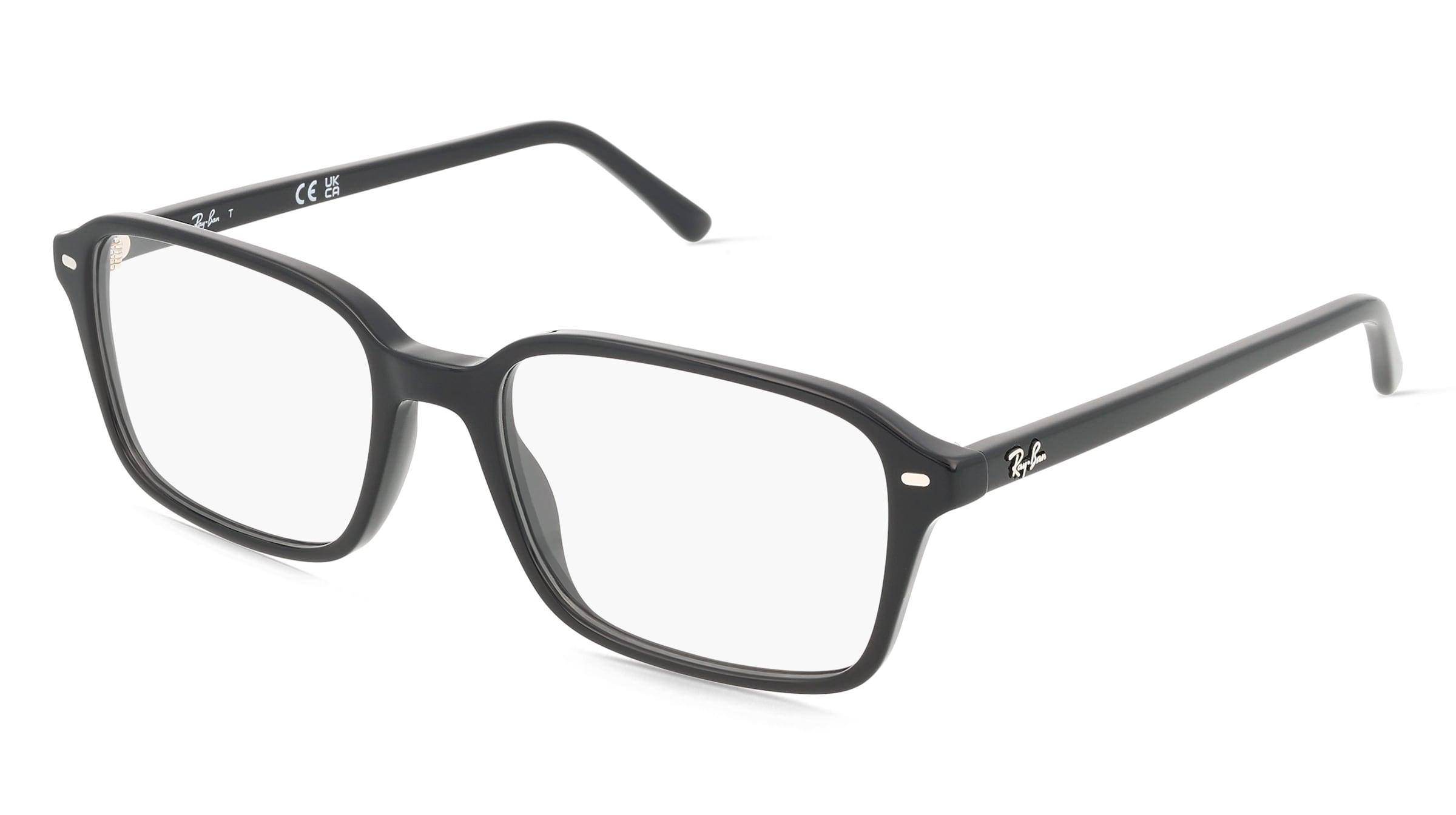 Ray-Ban RX5431 Unisex-Brille inkl. Gläser Vollrand Quadratisch Acetat-Gestell 54/18/140, Schwarz