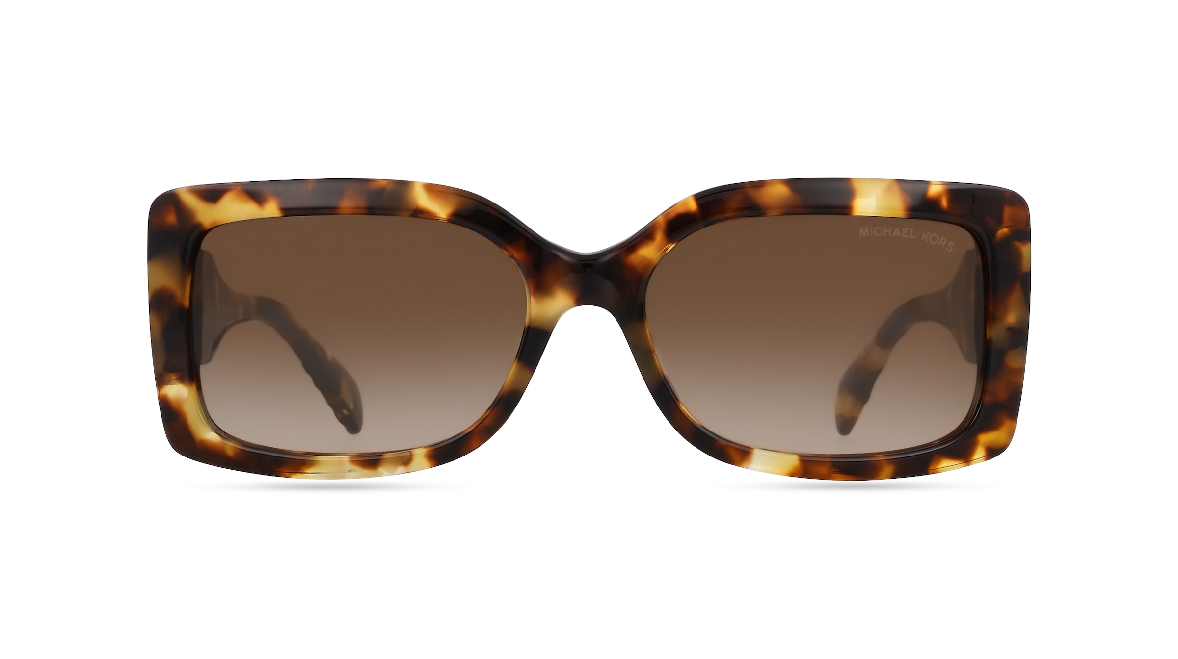 Michael Kors MK2165 CORFU Damen-Sonnenbrille Vollrand Schmal Acetat-Gestell, braun