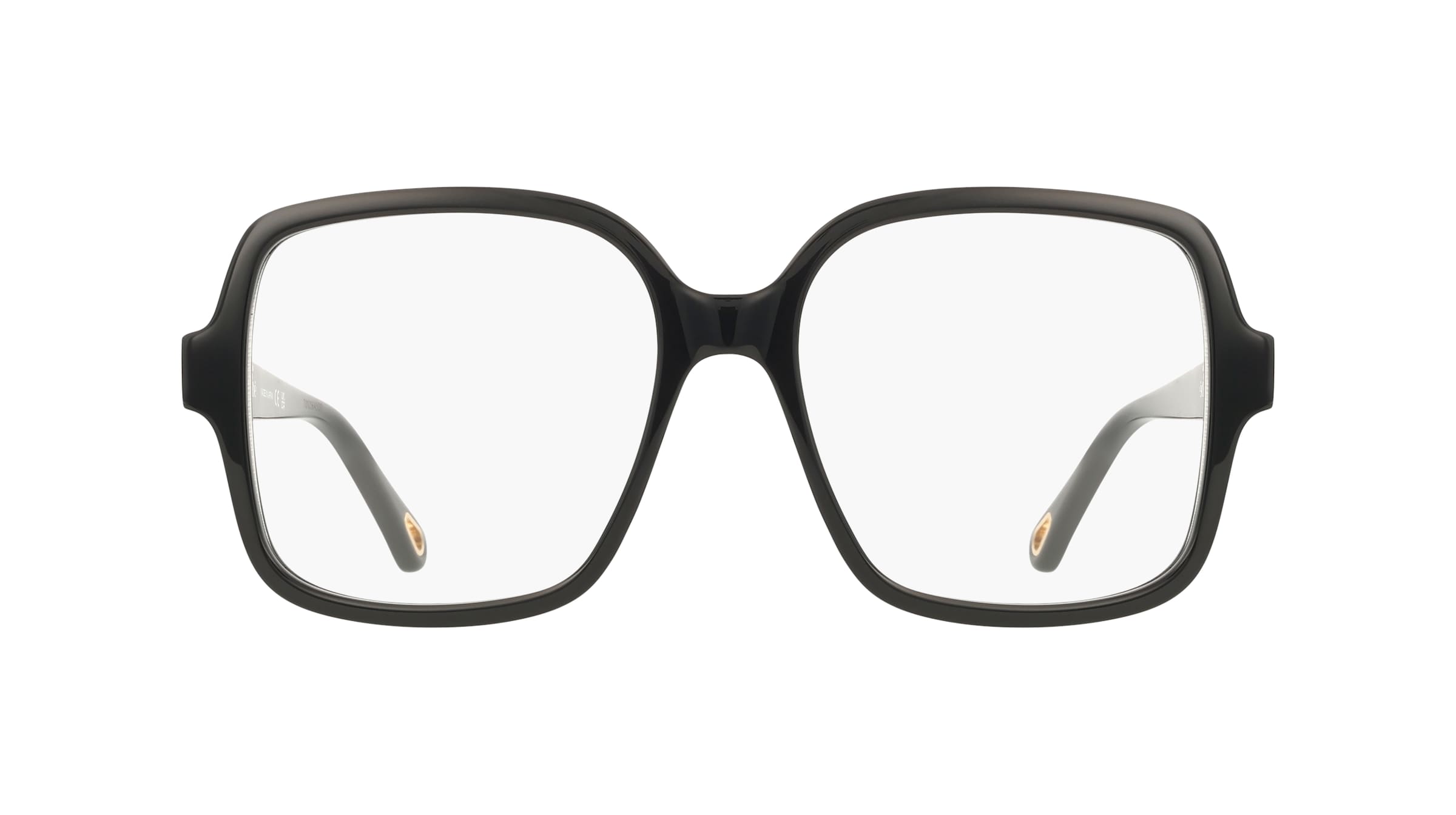 Chloé CH0335O Damen-Brille inkl. Gläser Vollrand Eckig Acetat-Gestell 54/16/140, schwarz
