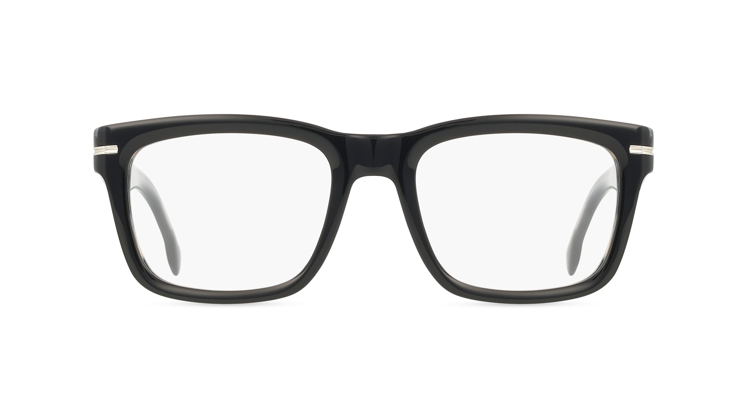 Boss 108915 Herren-Brille inkl. Gläser Vollrand Eckig Acetat-Gestell 40mm/20mm/150mm, schwarz