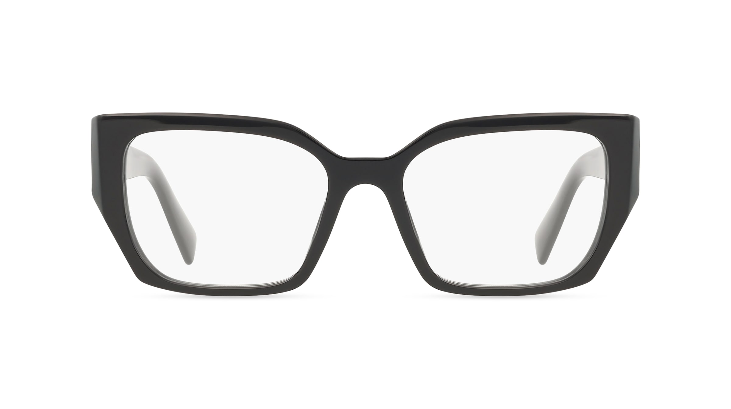 Miu Miu MU03VV Damen-Brille inkl. Gläser Vollrand Eckig Acetat-Gestell 54/17/140, Schwarz
