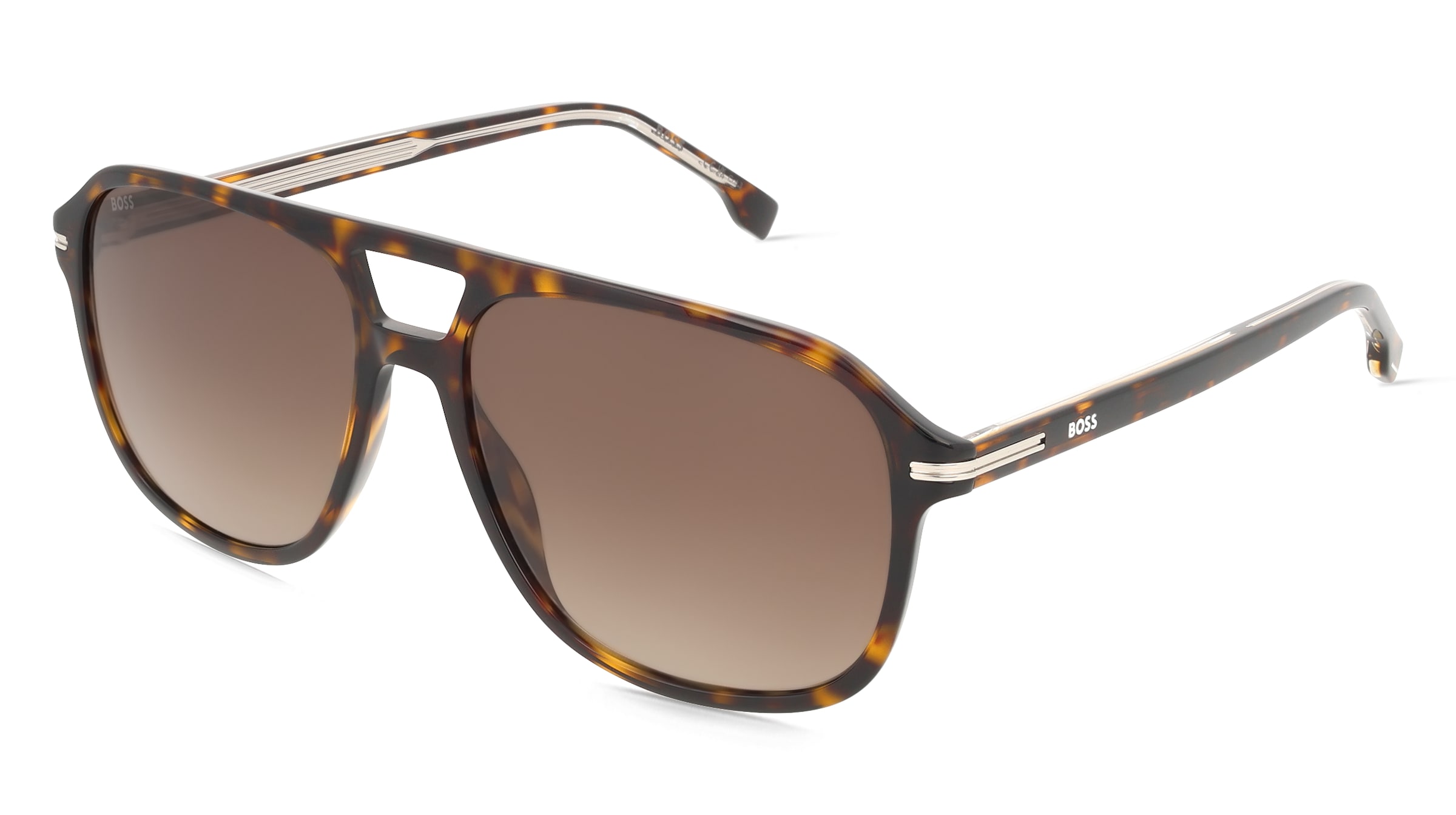 Boss BOSS 1751/S Herren-Sonnenbrille Vollrand Pilot Acetat-Gestell, Havanna