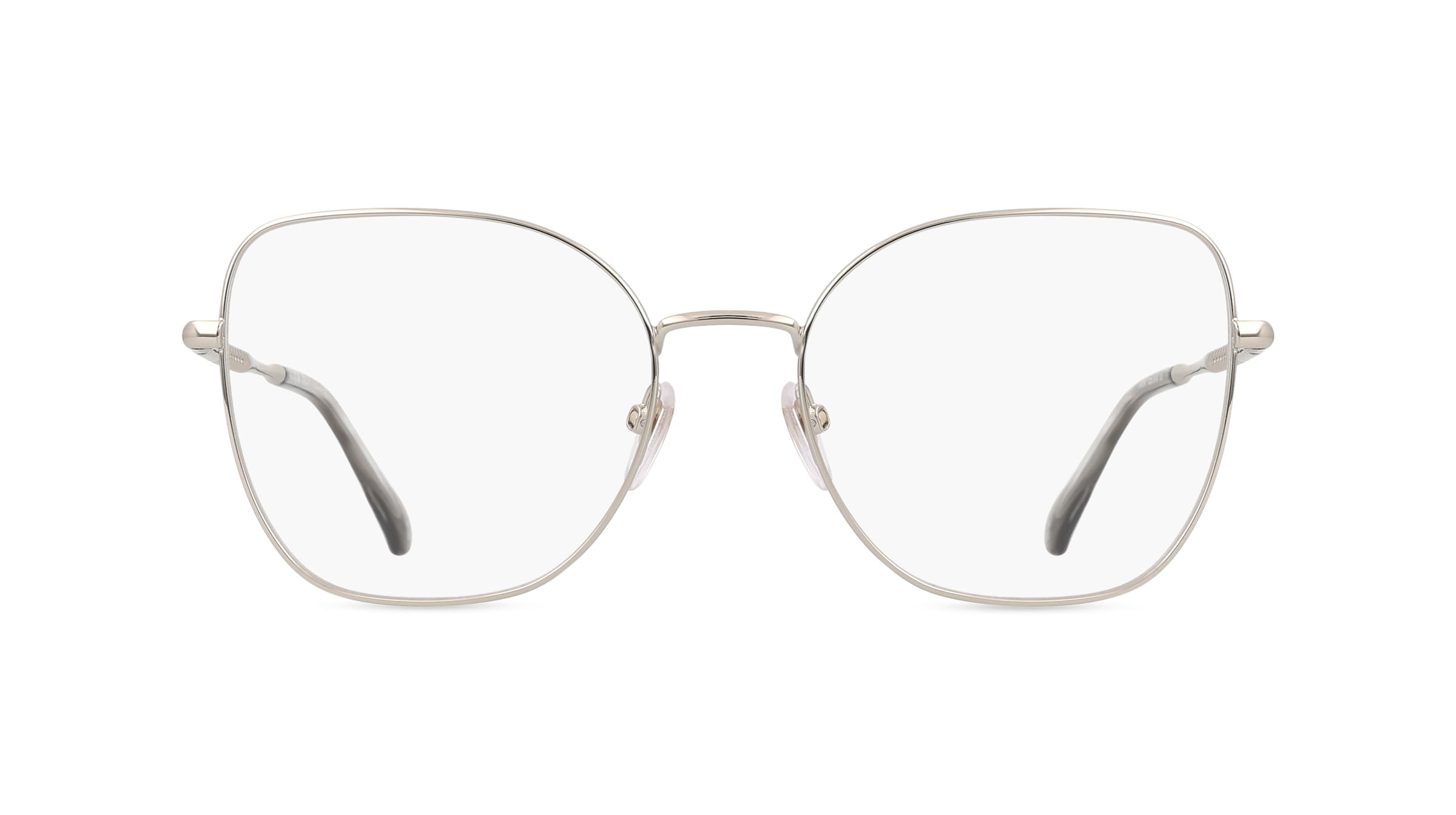 Nina Ricci NRIVNR341 Damen-Brille inkl. Gläser Vollrand Butterfly Metall-Gestell 54mm/18mm/135mm, silber