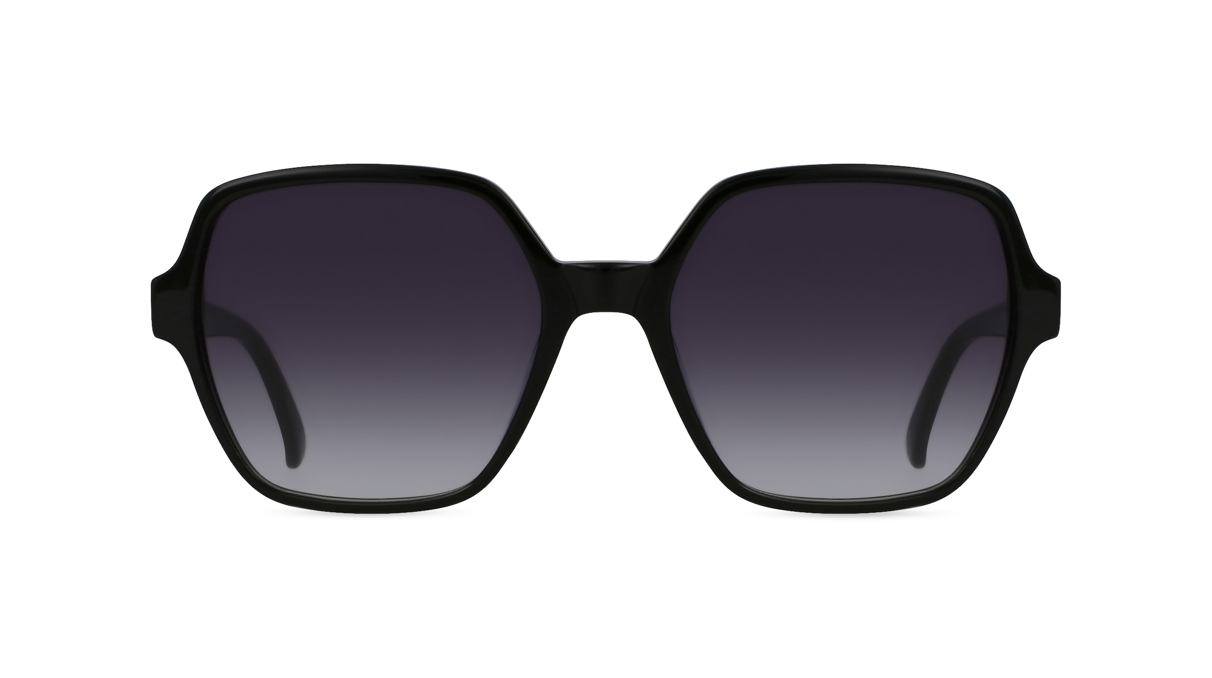 Fielmann LN 016 SUN FA Damen-Sonnenbrille Vollrand Eckig Acetat-Gestell, schwarz