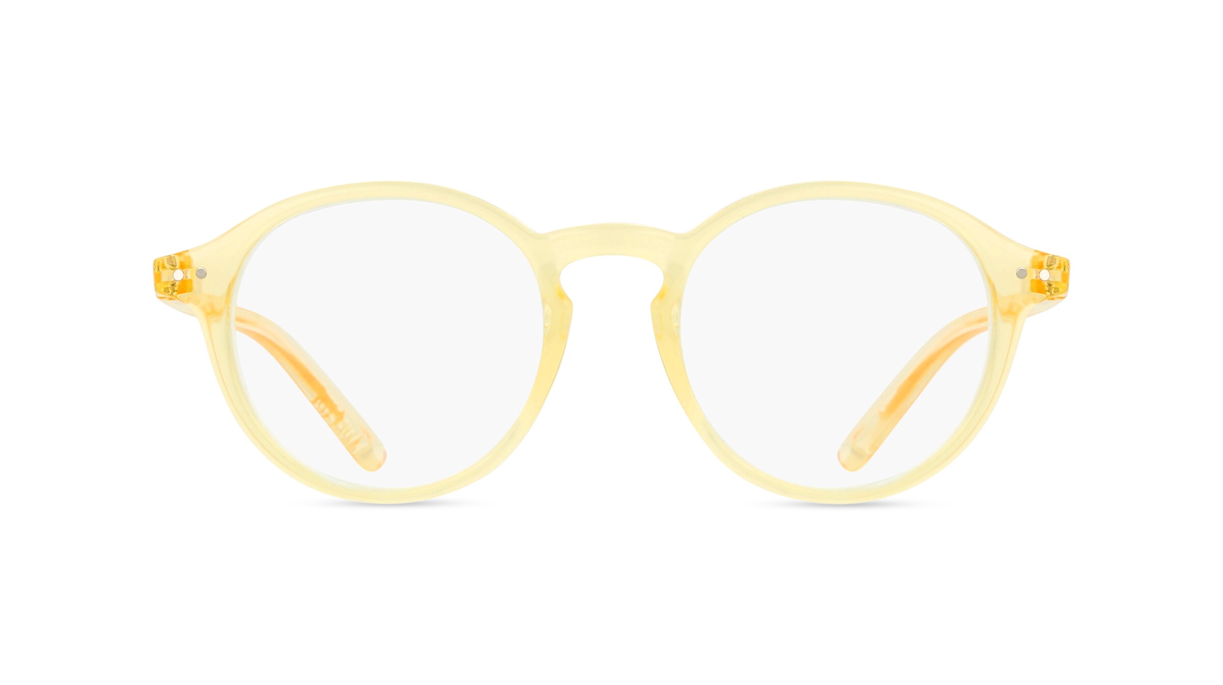 OKIDOKI SAMMY Reader Unisex-Fertiglesebrille Vollrand Panto Kunststoff-Gestell, Gelb