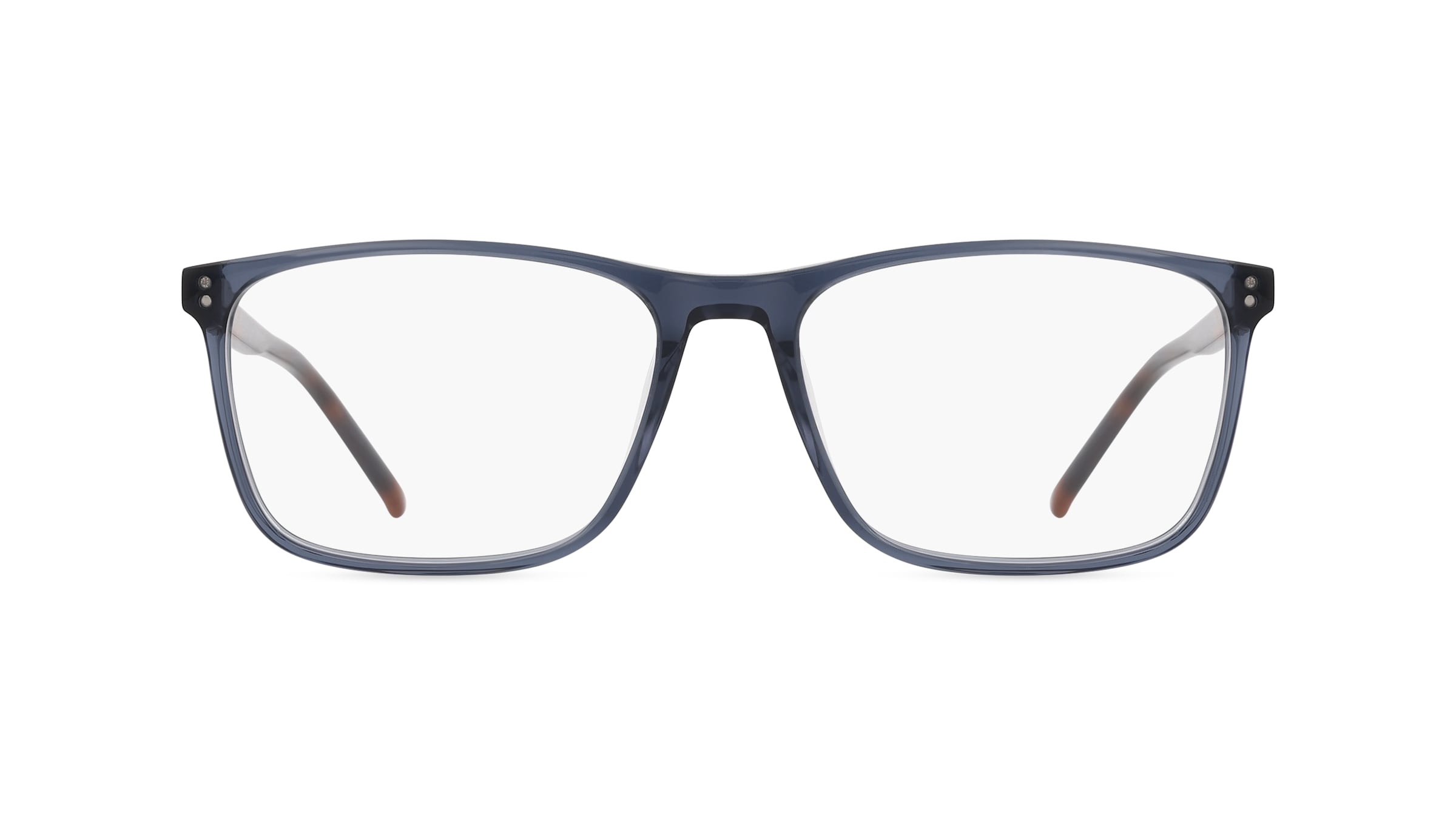 Fielmann 2214 FLEX CL Herren-Brille inkl. Gläser Vollrand Eckig Acetat-Gestell 56mm/16mm/145mm, blau