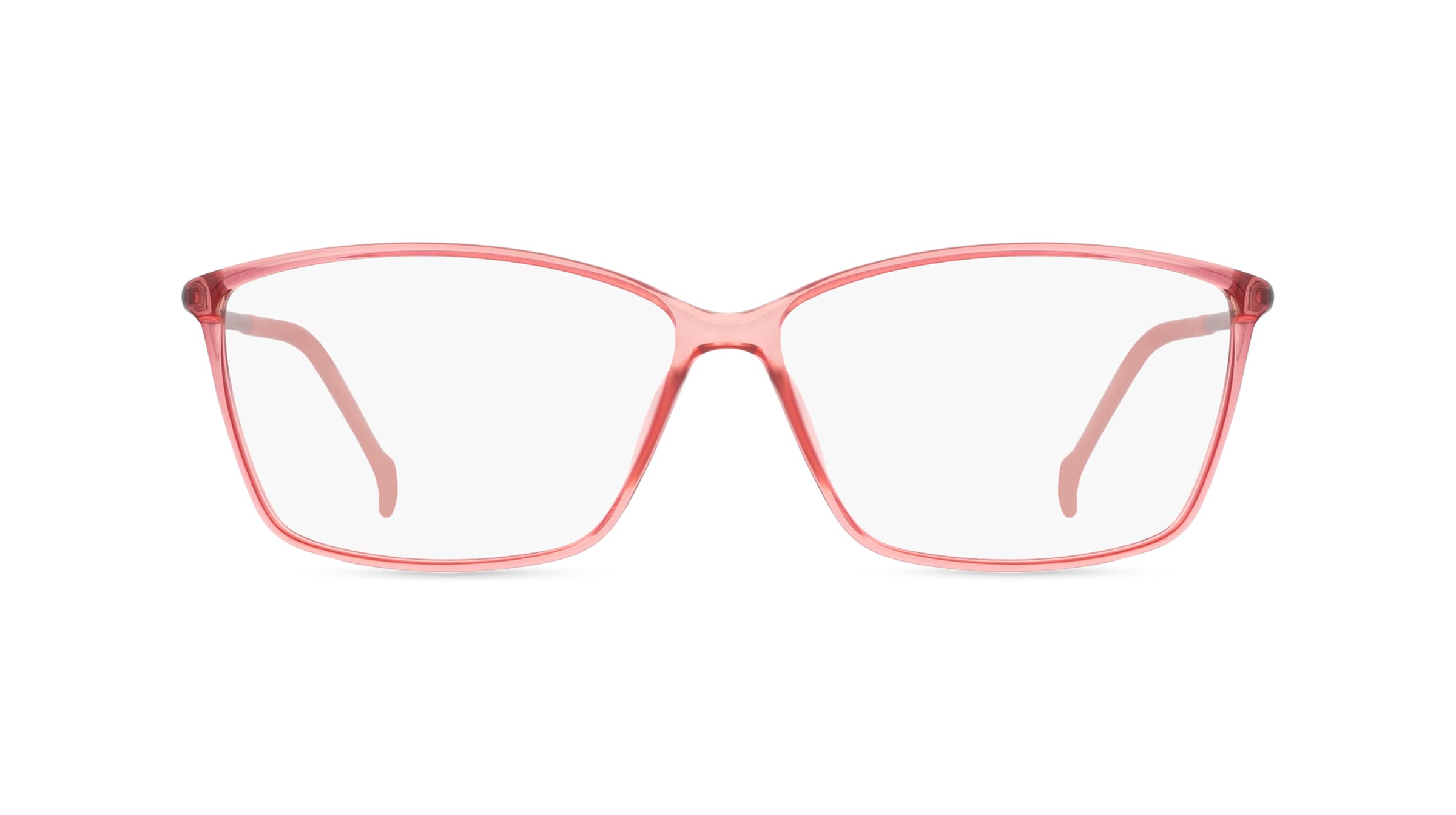 Fielmann COMFORT 127 FLEX CL Damen-Brille inkl. Gläser Vollrand Eckig TR90-Gestell 56mm/12mm/135mm, Pink