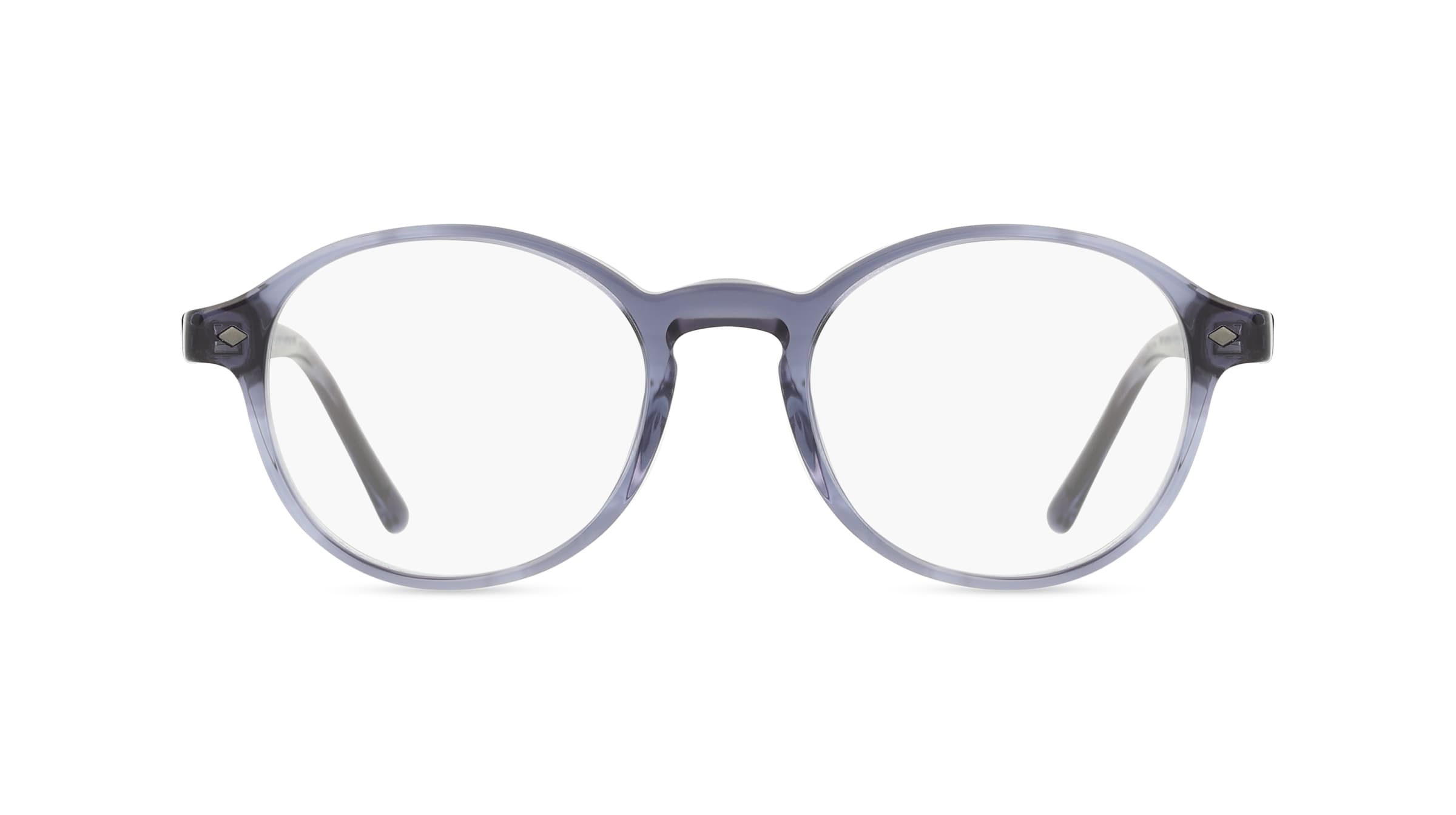 Giorgio Armani 0AR7004 Herren-Brille inkl. Gläser Vollrand Panto Kunststoff-Gestell 47/19/140, Blau