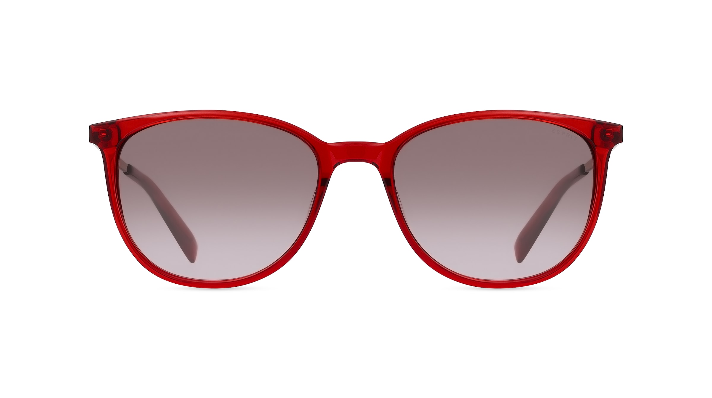 Esprit 40071 Damen-Sonnenbrille Vollrand Butterfly Kunststoff-Gestell, rot