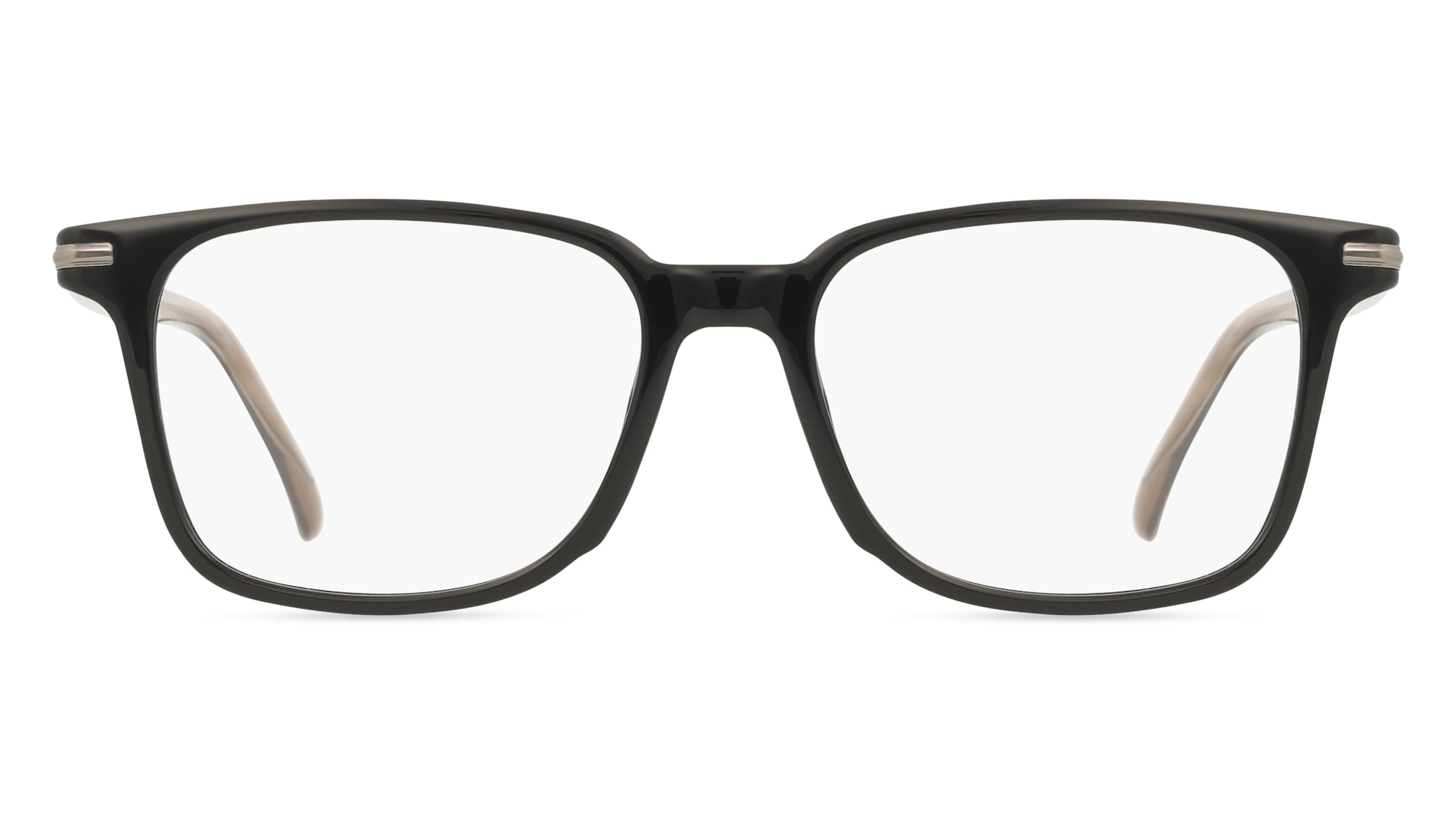Fielmann BD 580 FLEX CL ALBERT Herren-Brille inkl. Gläser Vollrand Eckig Acetat-Gestell 52mm/17mm/145mm, schwarz