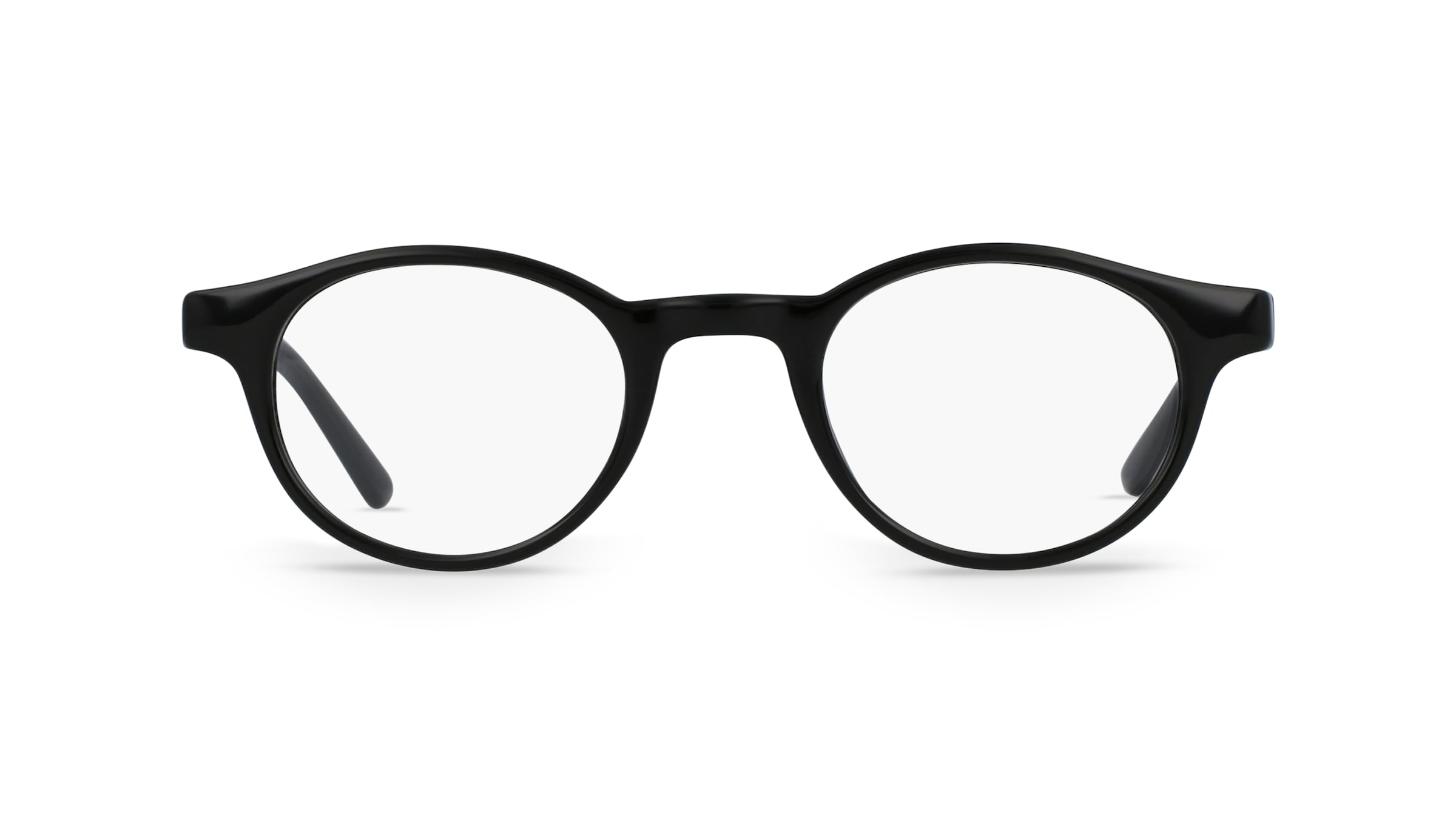 Fielmann INTER 2158 CL Herren-Brille inkl. Gläser Vollrand Panto Propionat-Gestell 45mm/20mm/140mm, schwarz