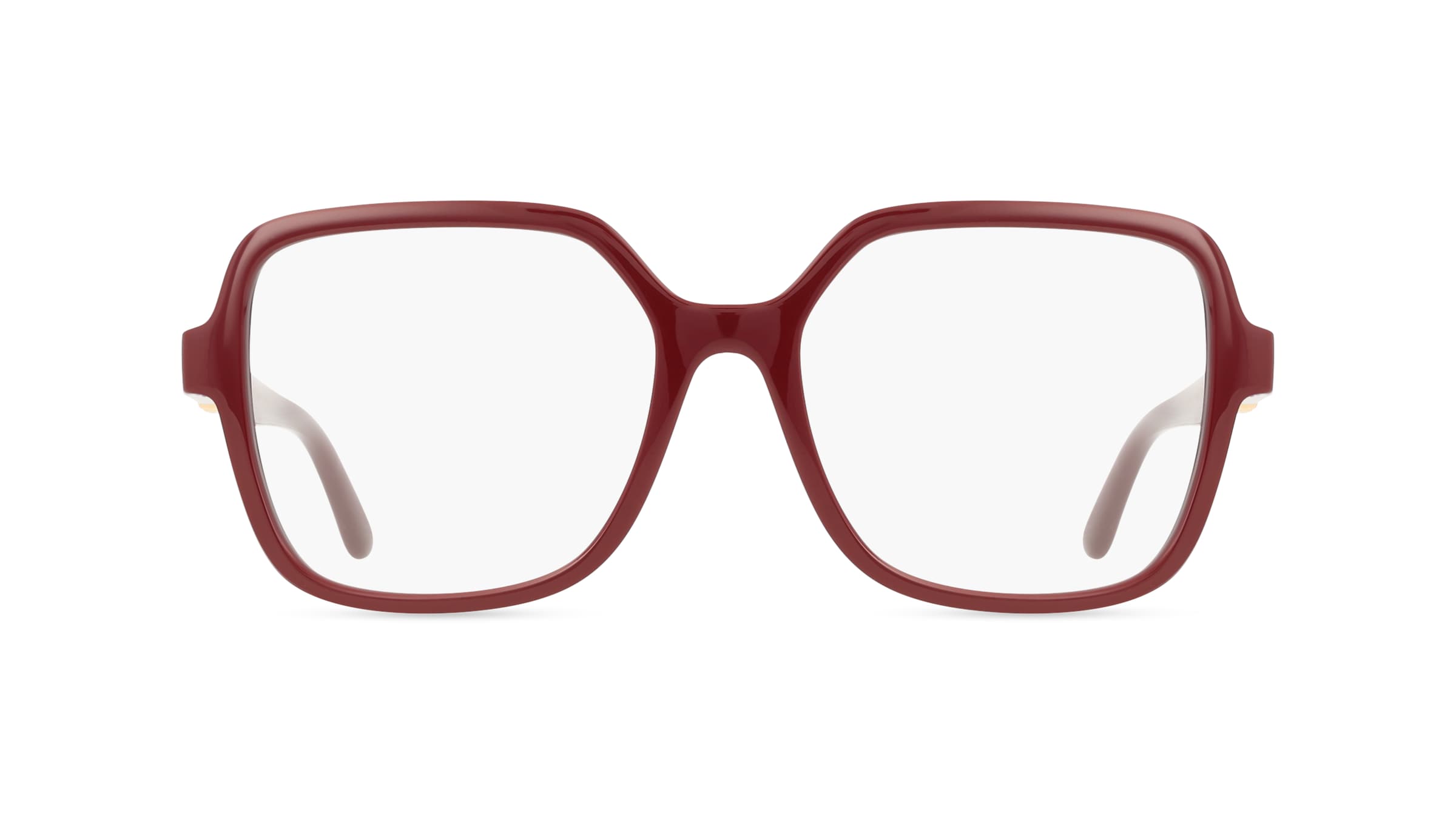 Dolce&Gabbana DG5105U Damen-Brille inkl. Gläser Vollrand Eckig Kunststoff-Gestell 55mm/18mm/145mm, rot