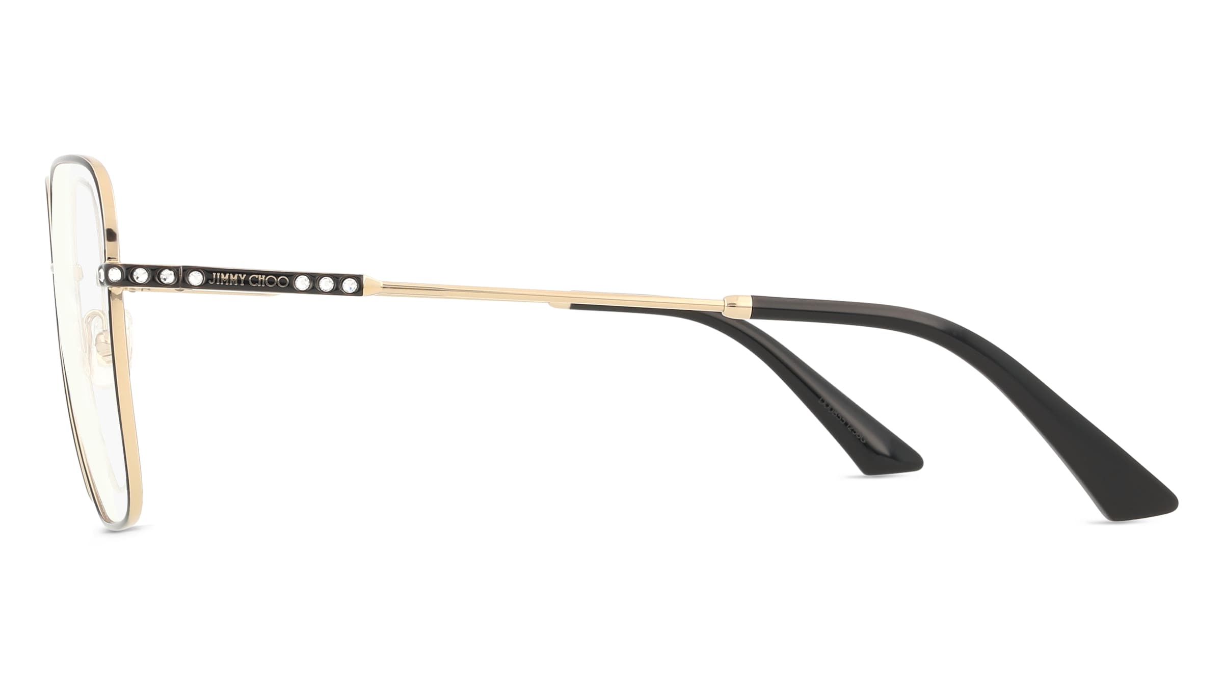 Thumbnail - Jimmy Choo 0JC2001B Damen-Brille inkl. Gläser Vollrand Eckig Edelstahl-Gestell 55mm/17mm/140mm, gold