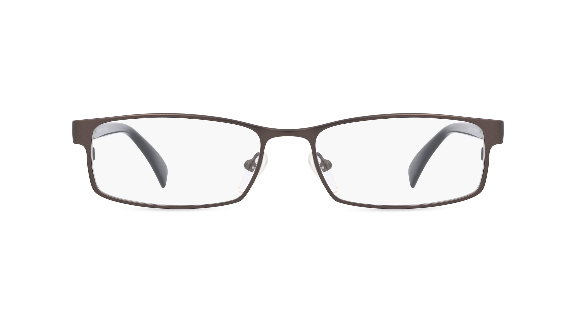 Fielmann MC 575 FLEX CL Herren-Brille inkl. Gläser Vollrand Eckig Metall-Gestell 54mm/16mm/135mm, grau