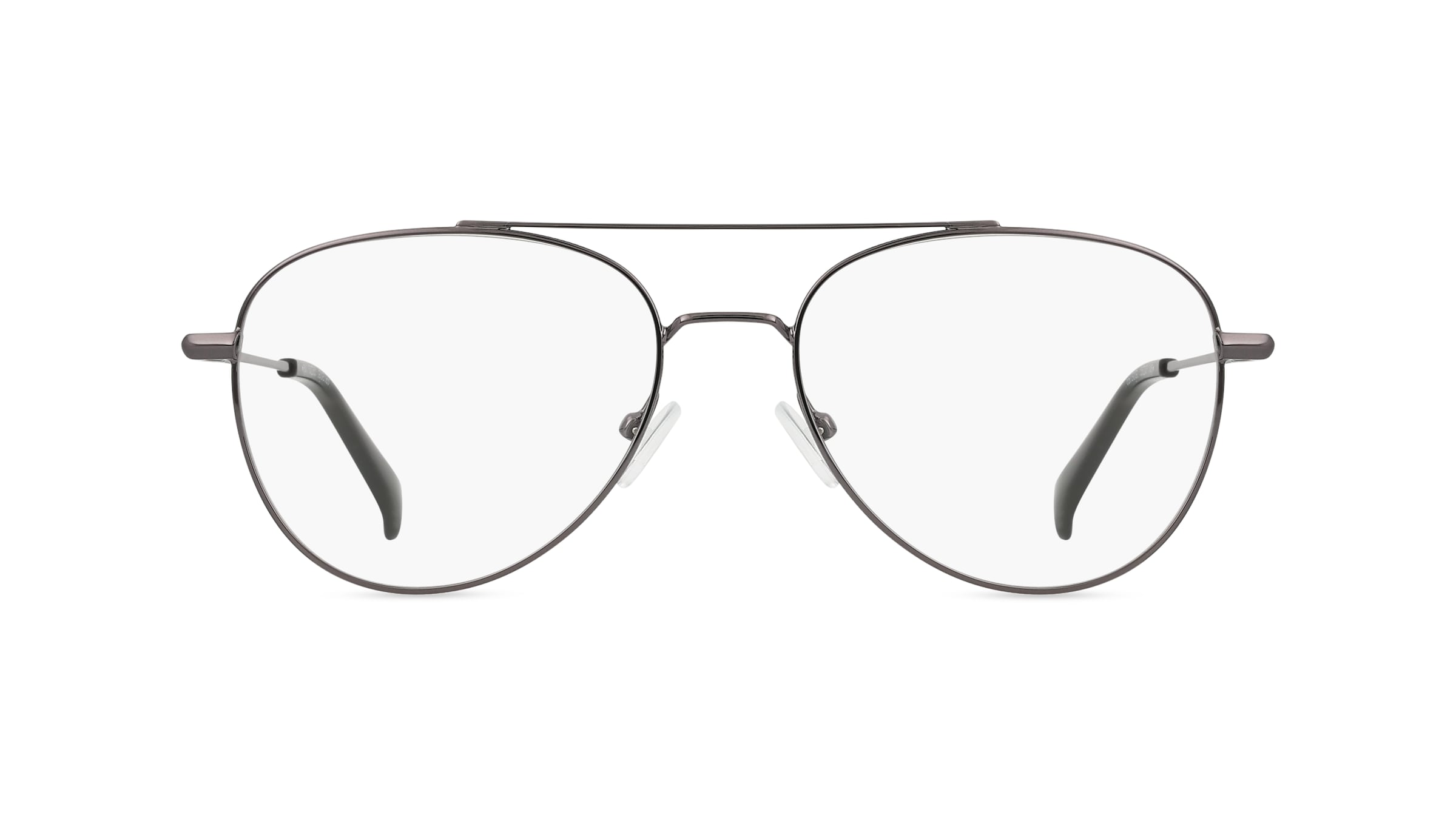 Fielmann OU 059 FLEX FA SPENCER Damen-Brille inkl. Gläser Vollrand Pilot Edelstahl-Gestell 55mm/17mm/145mm, grau