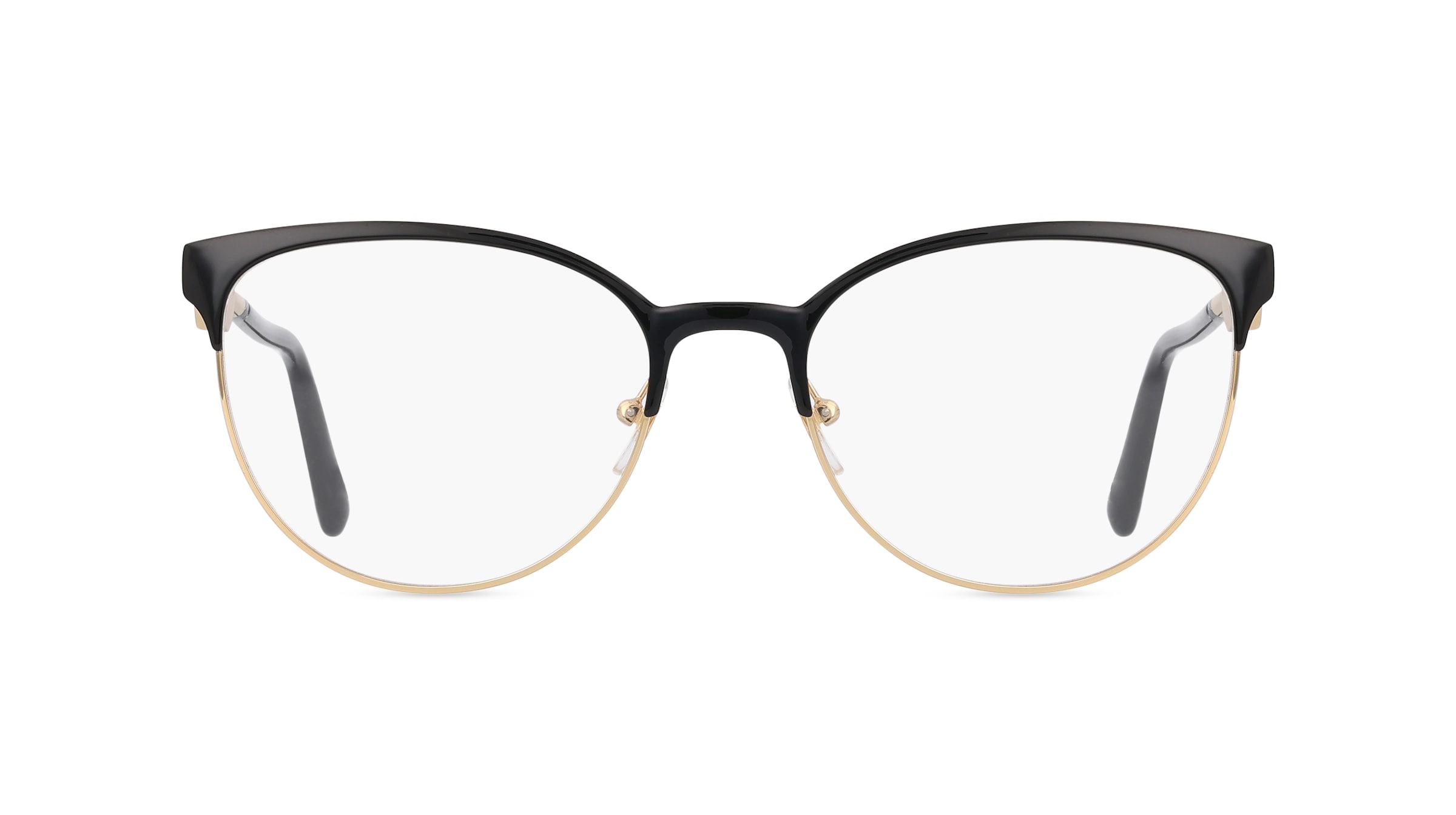 Versace VE1271 Damen-Brille inkl. Gläser Vollrand Butterfly Metall-Gestell 54mm/18mm/140mm, gold