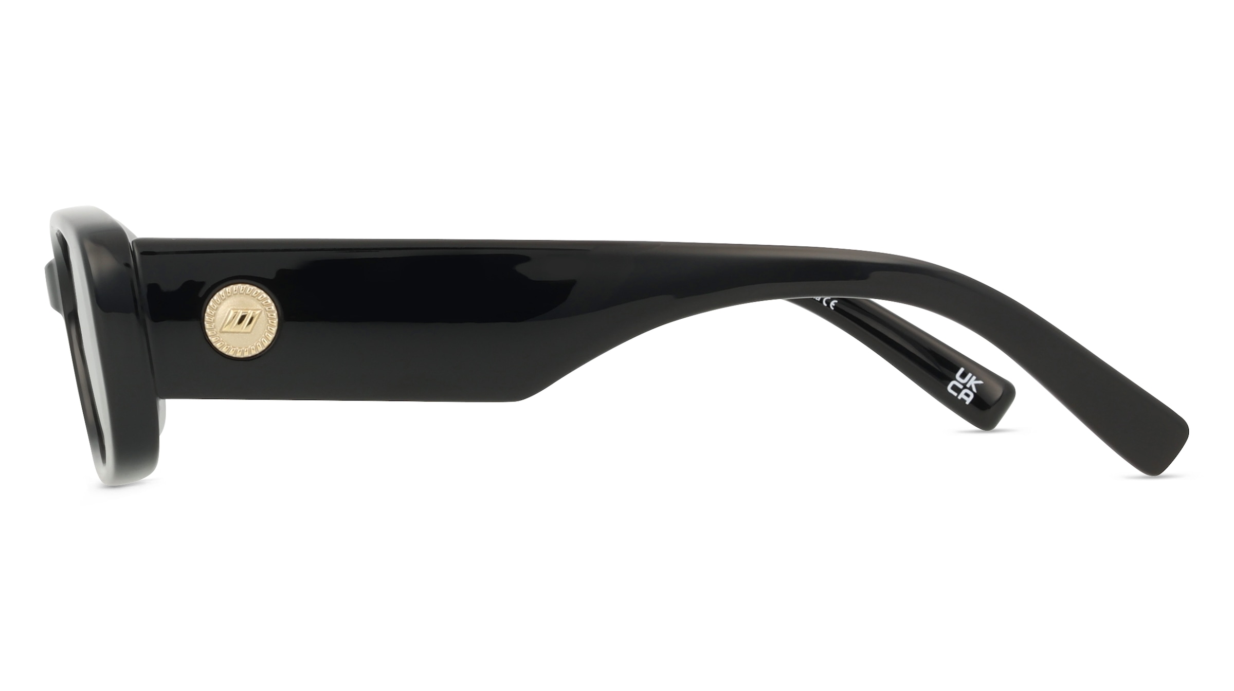 Thumbnail - Le Specs UNREAL! Damen-Sonnenbrille Vollrand Eckig Kunststoff-Gestell, schwarz