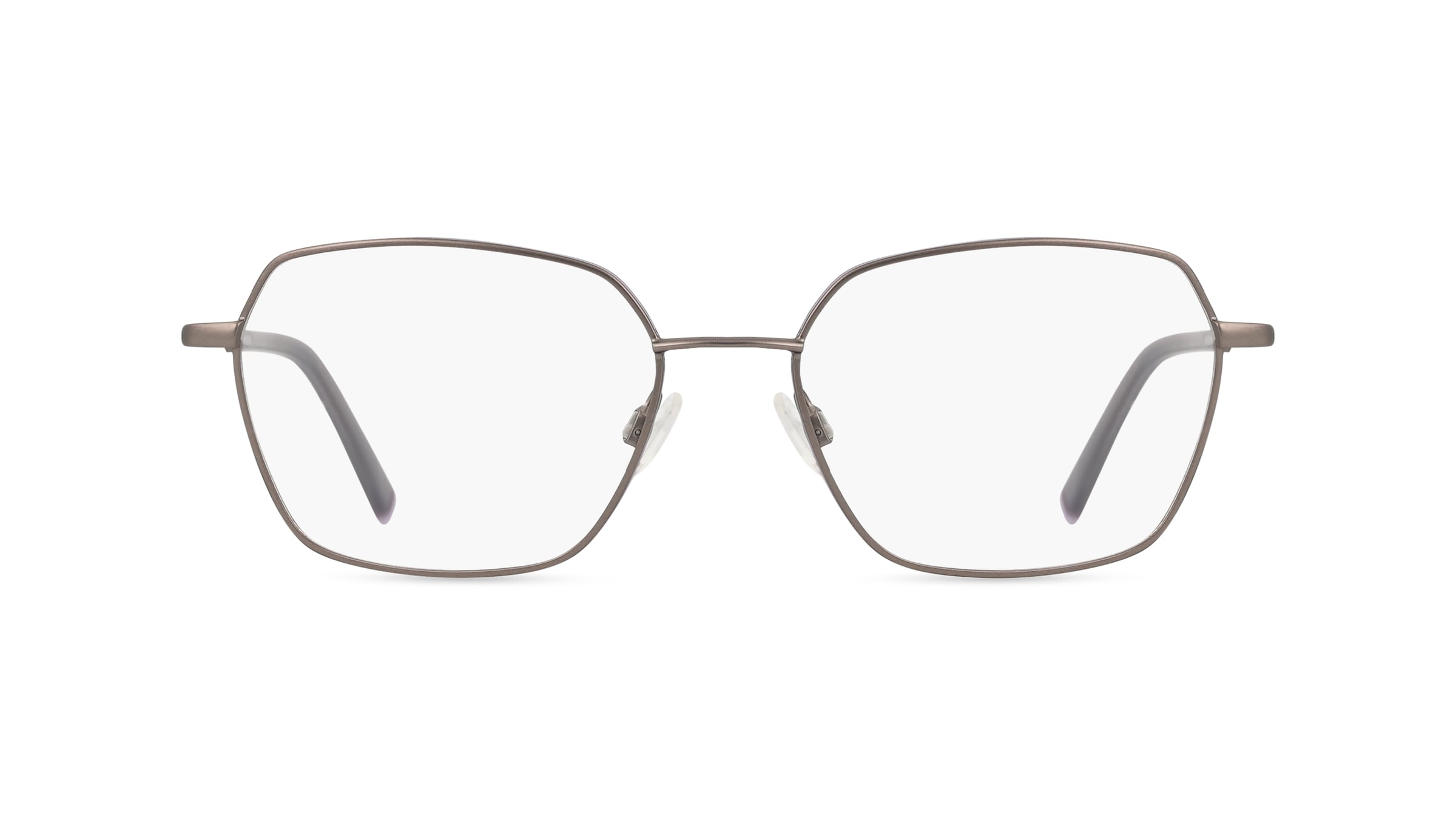 HUMPHREY’S eyewear 582380 Damen-Brille inkl. Gläser Vollrand Eckig Metall-Gestell 53mm/16mm/140mm, grau