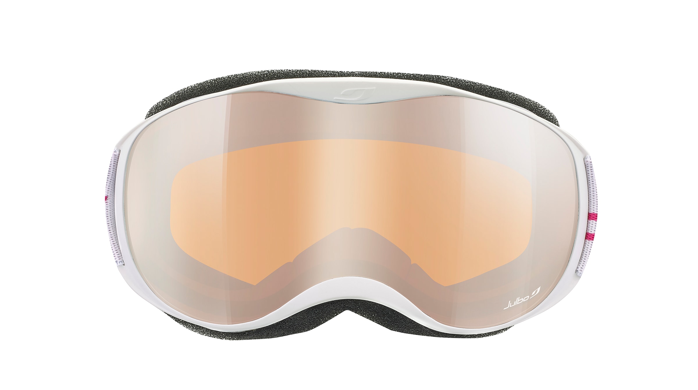 Julbo ATMO J738 Unisex-Skibrille Vollrand Monoscheibe Kunststoff-Gestell, weiß