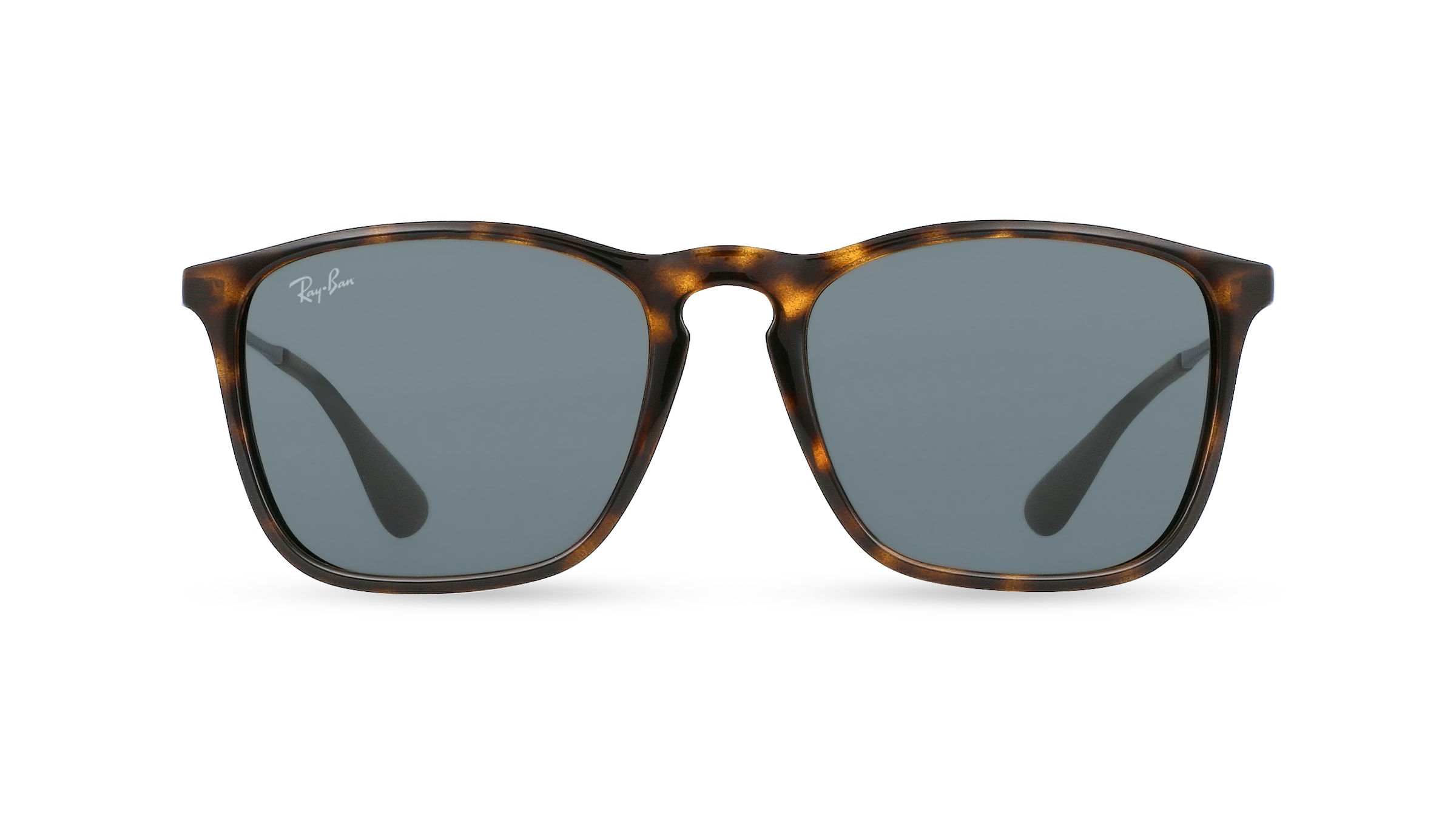 Ray-Ban RB 4187 CHRIS Herren-Sonnenbrille Vollrand Eckig Kunststoff-Gestell, braun