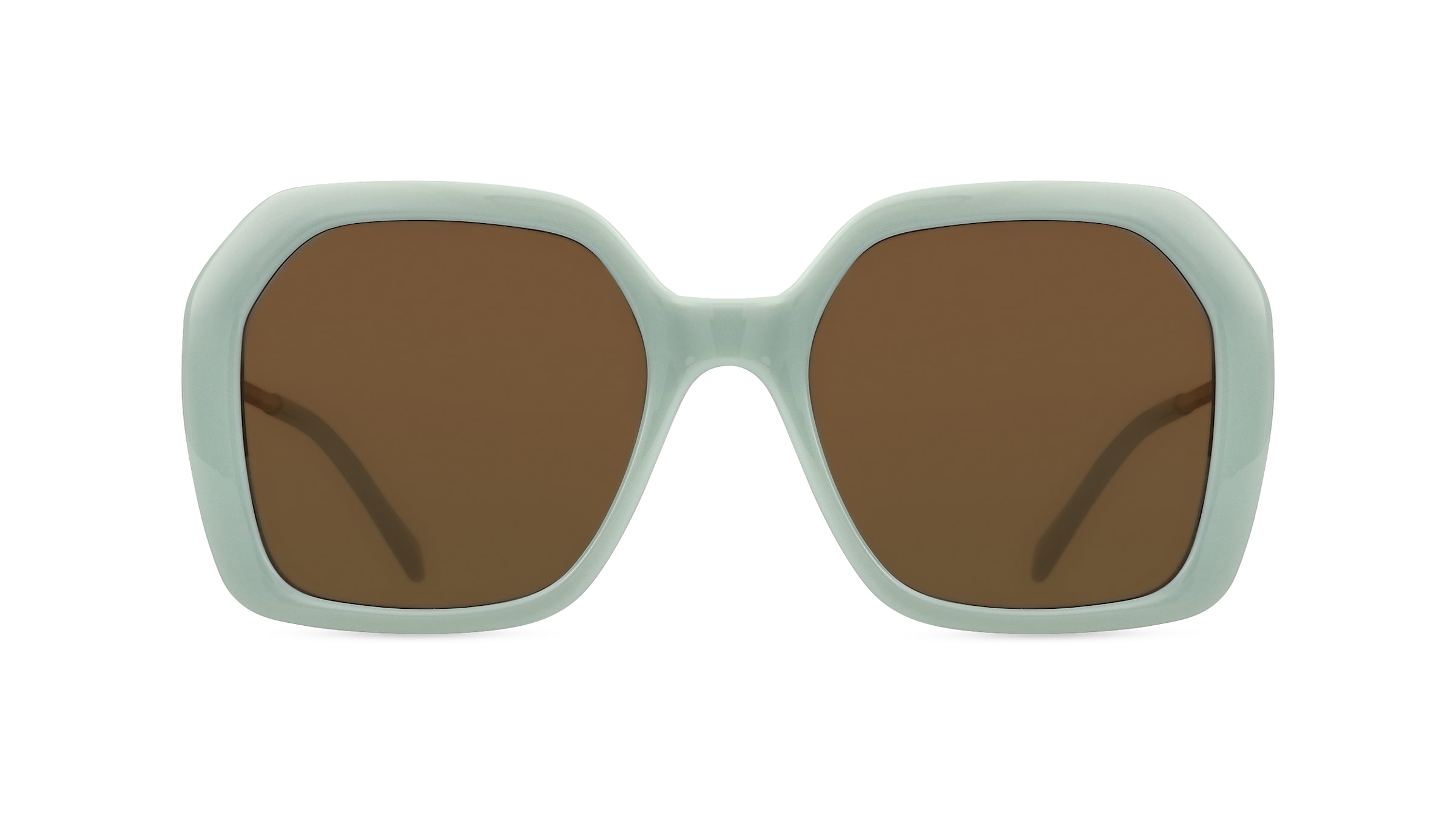 Stella McCartney SC40059I Unisex-Sonnenbrille Vollrand Cateye Kunststoff-Gestell, grün