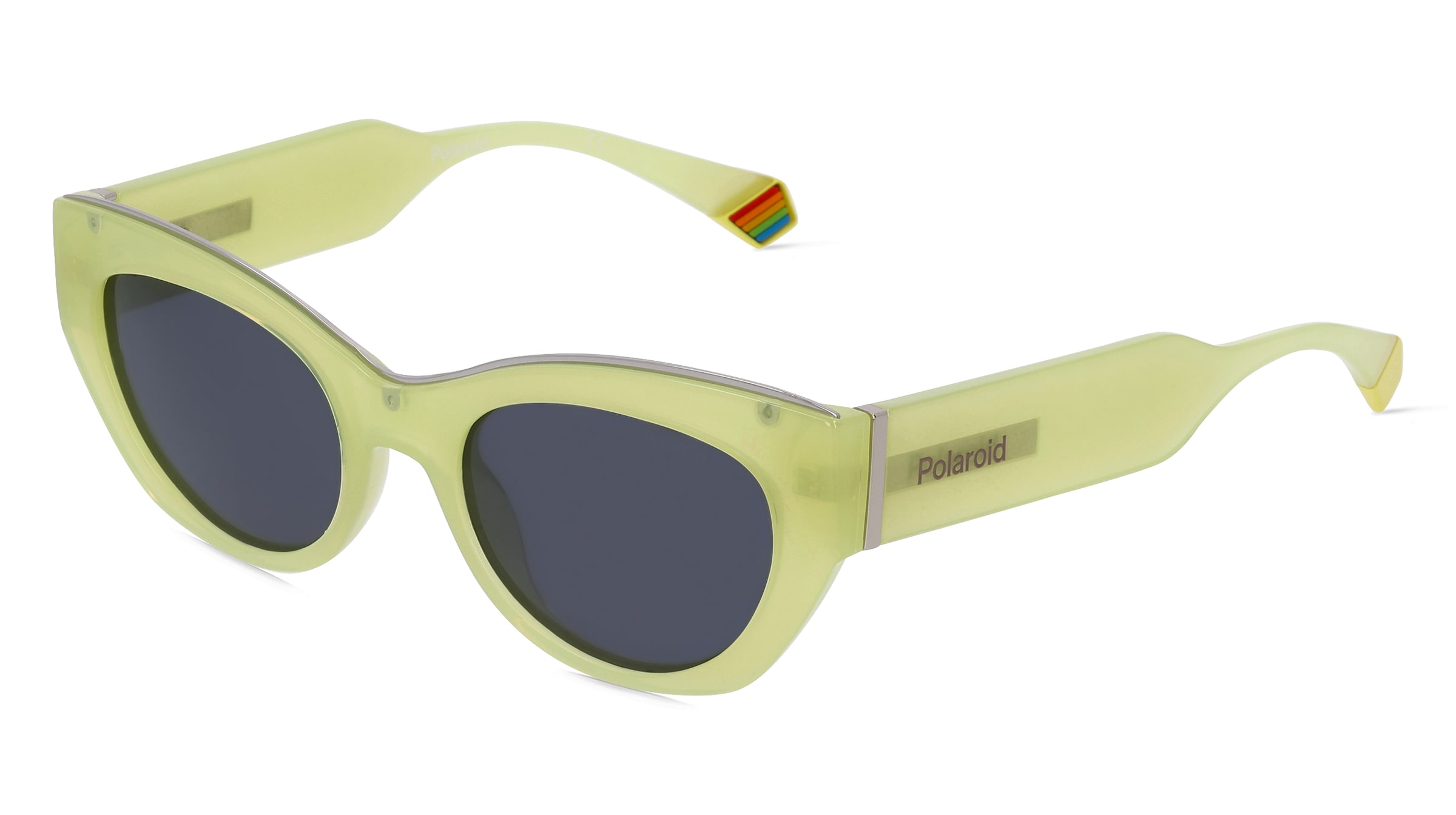 Polaroid Pld 6199/S/X Damen-Sonnenbrille Vollrand Butterfly Kunststoff-Gestell, Grün