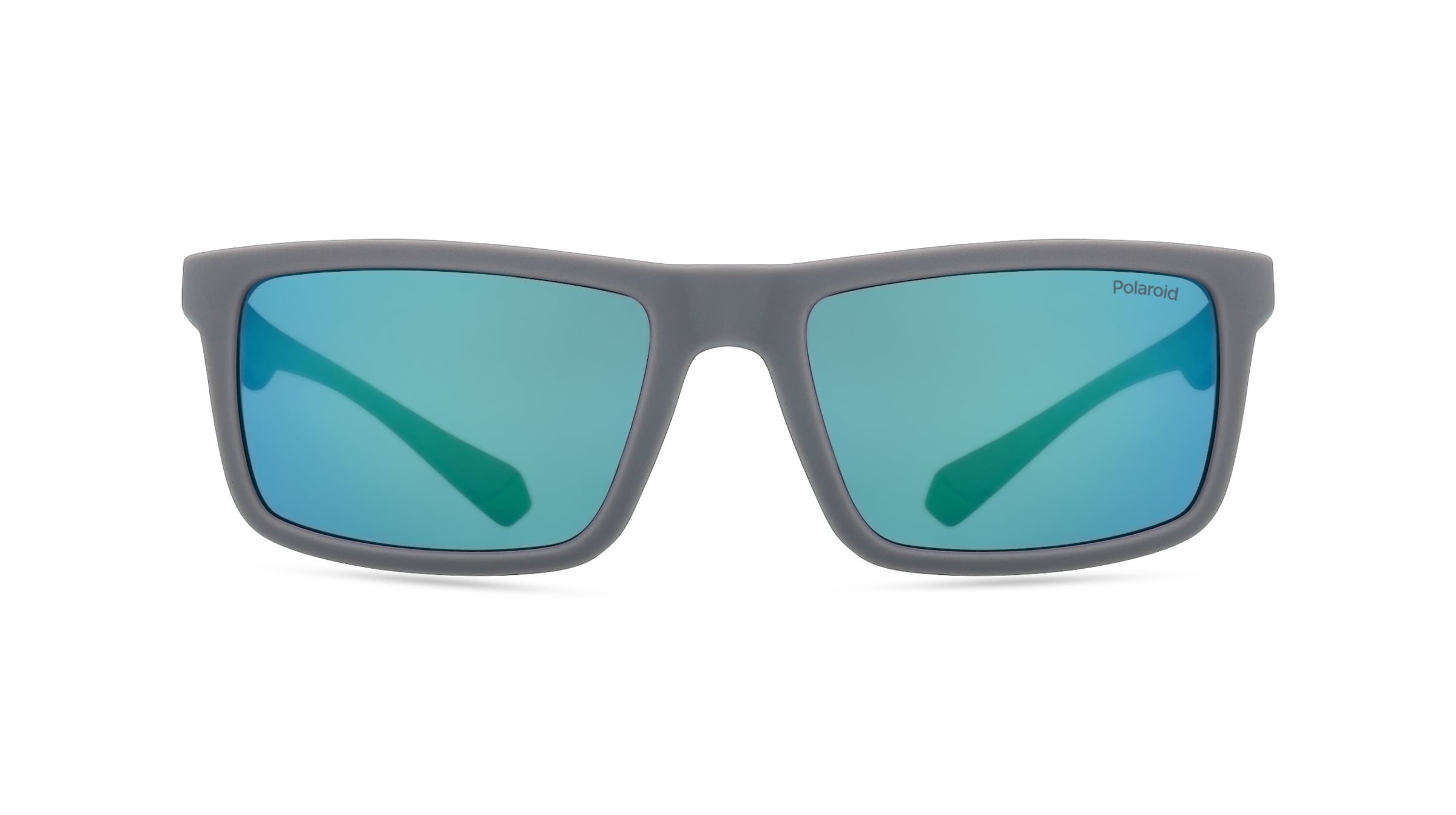 Polaroid PLD 2134/S Herren-Sonnenbrille Vollrand Eckig Acetat-Gestell, grau