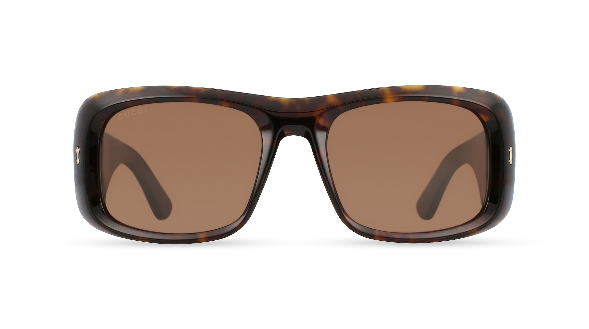 Gucci GG1080S Herren-Sonnenbrille Vollrand Eckig Kunststoff-Gestell, braun