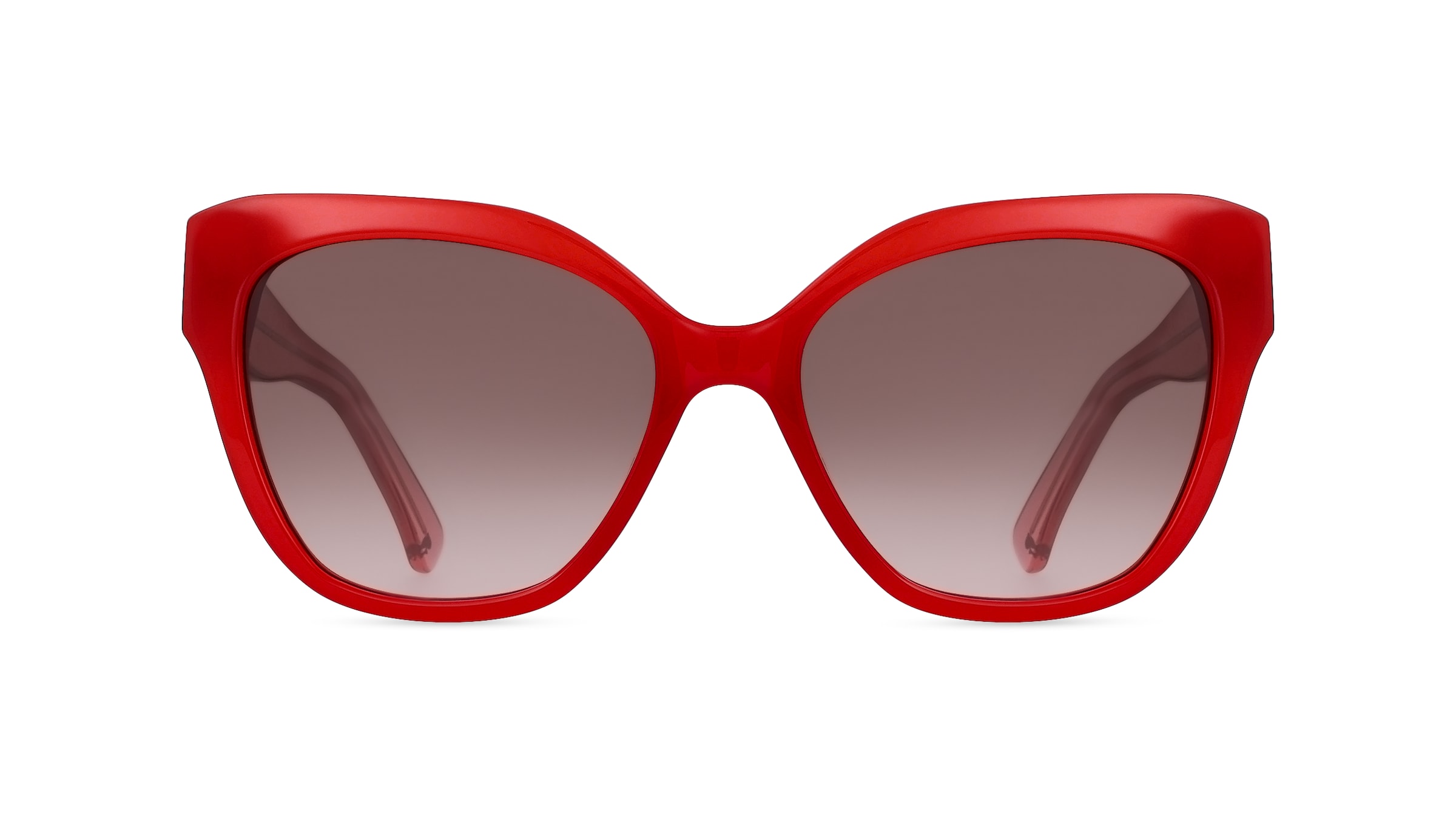 Kate Spade SAVANNA/G/S Damen-Sonnenbrille Vollrand Oval Acetat-Gestell, rot