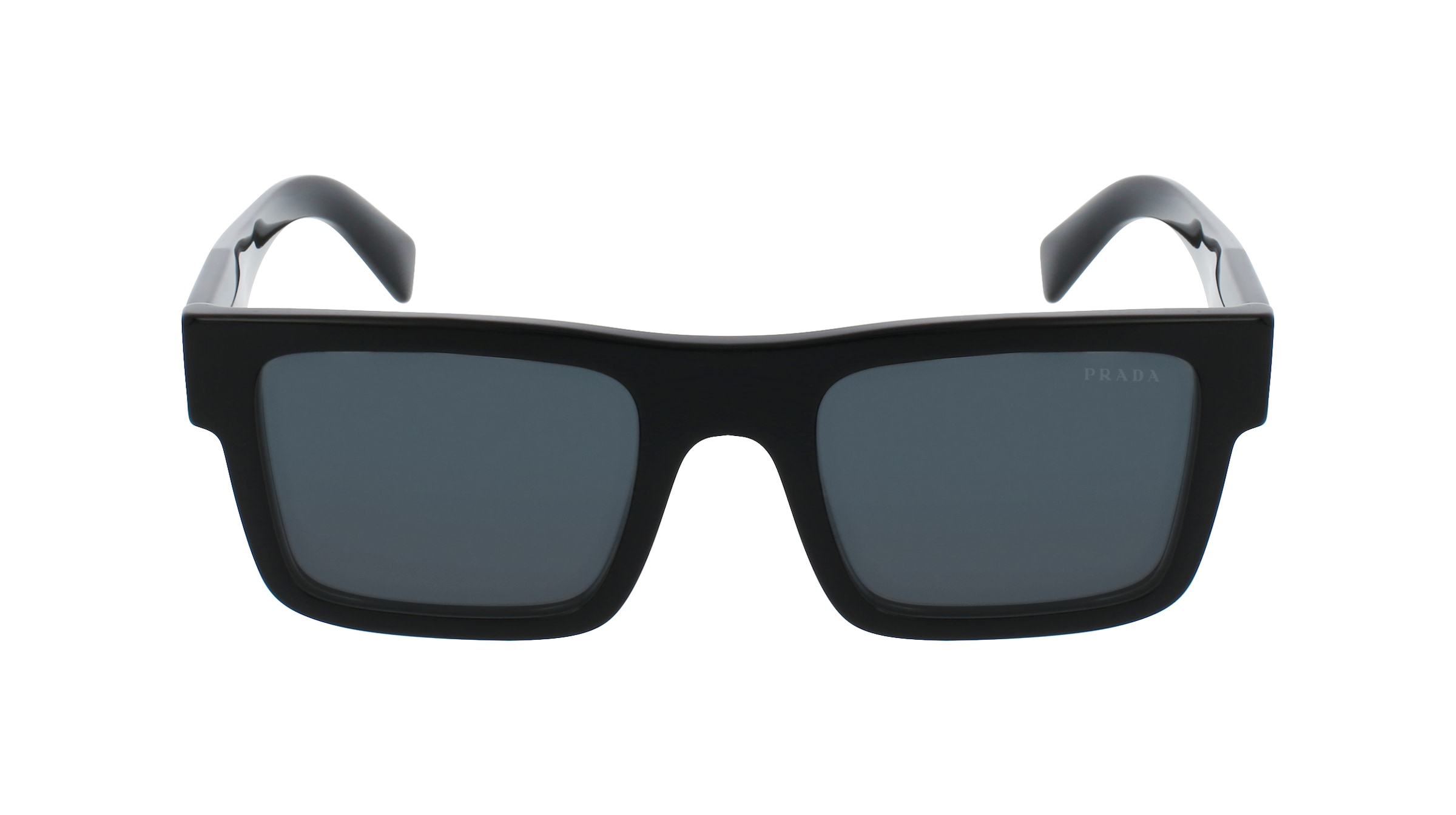 Thumbnail - Prada PR 19WS Herren-Sonnenbrille Vollrand Rechteckig Acetat-Gestell, schwarz