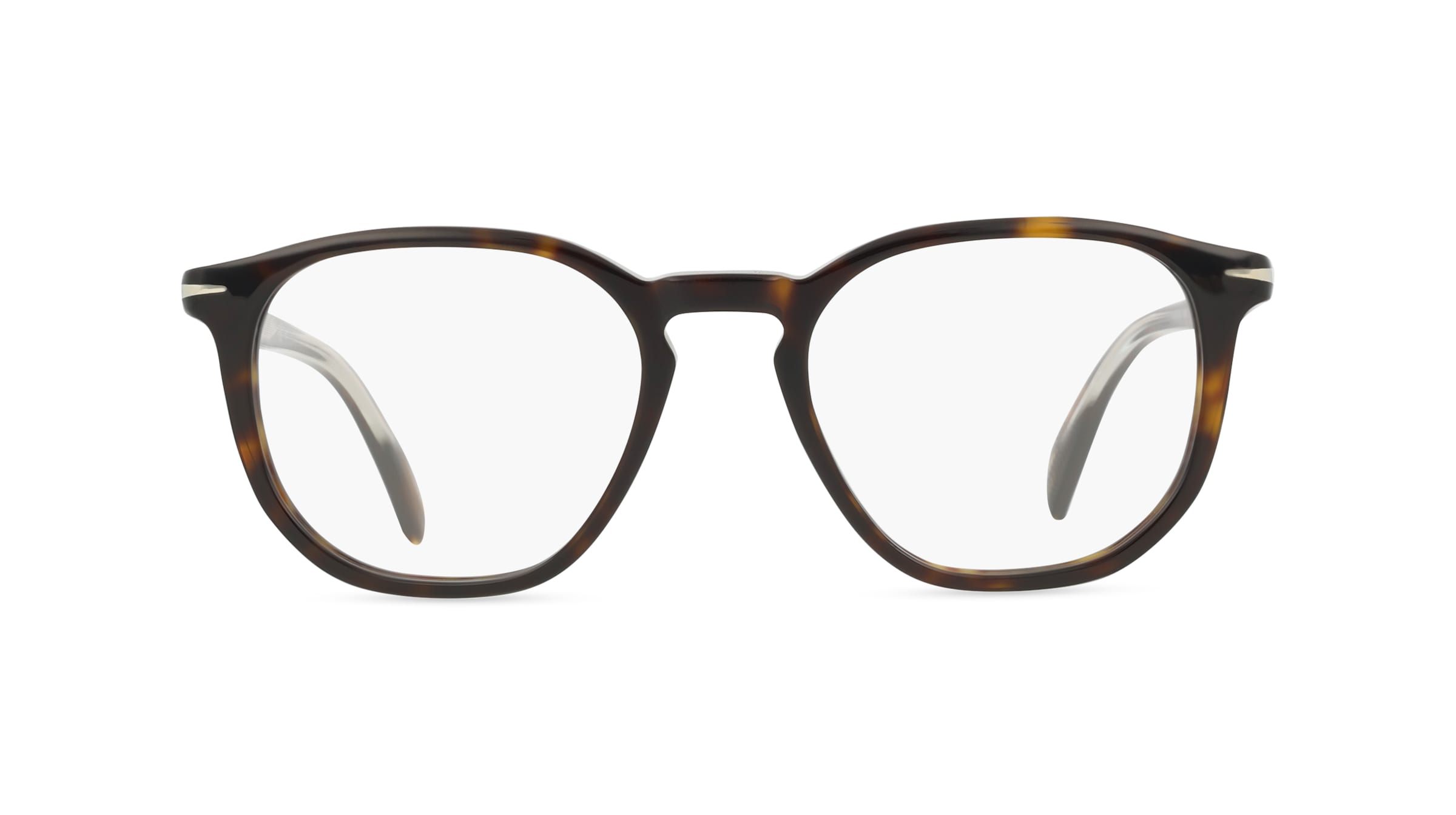 David Beckham DB 1106 Herren-Brille inkl. Gläser Vollrand Eckig Acetat-Gestell 50mm/19mm/150mm, braun