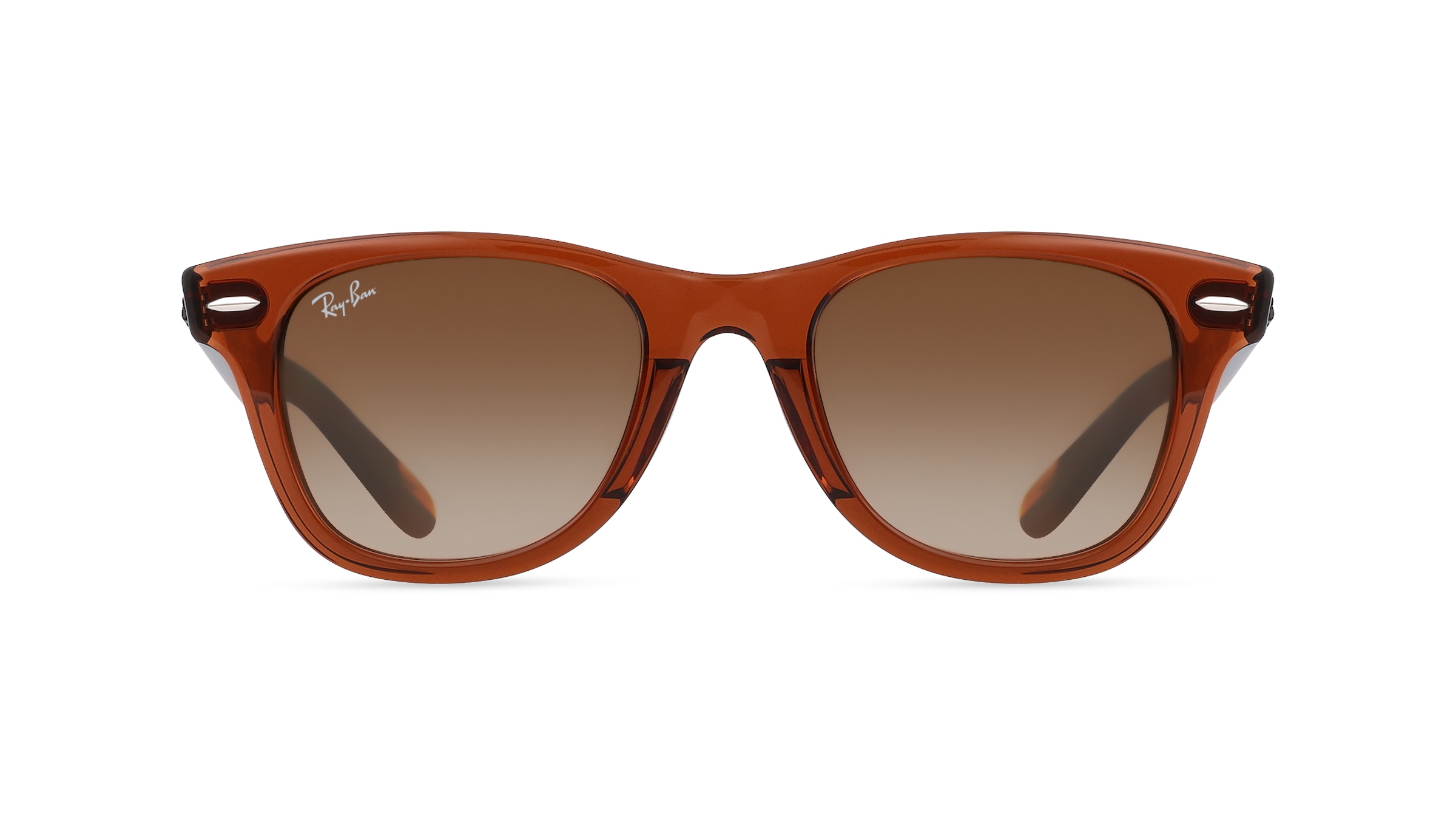 Ray-Ban Junior RJ9066S Jugend-Sonnenbrille Vollrand Eckig Kunststoff-Gestell, braun