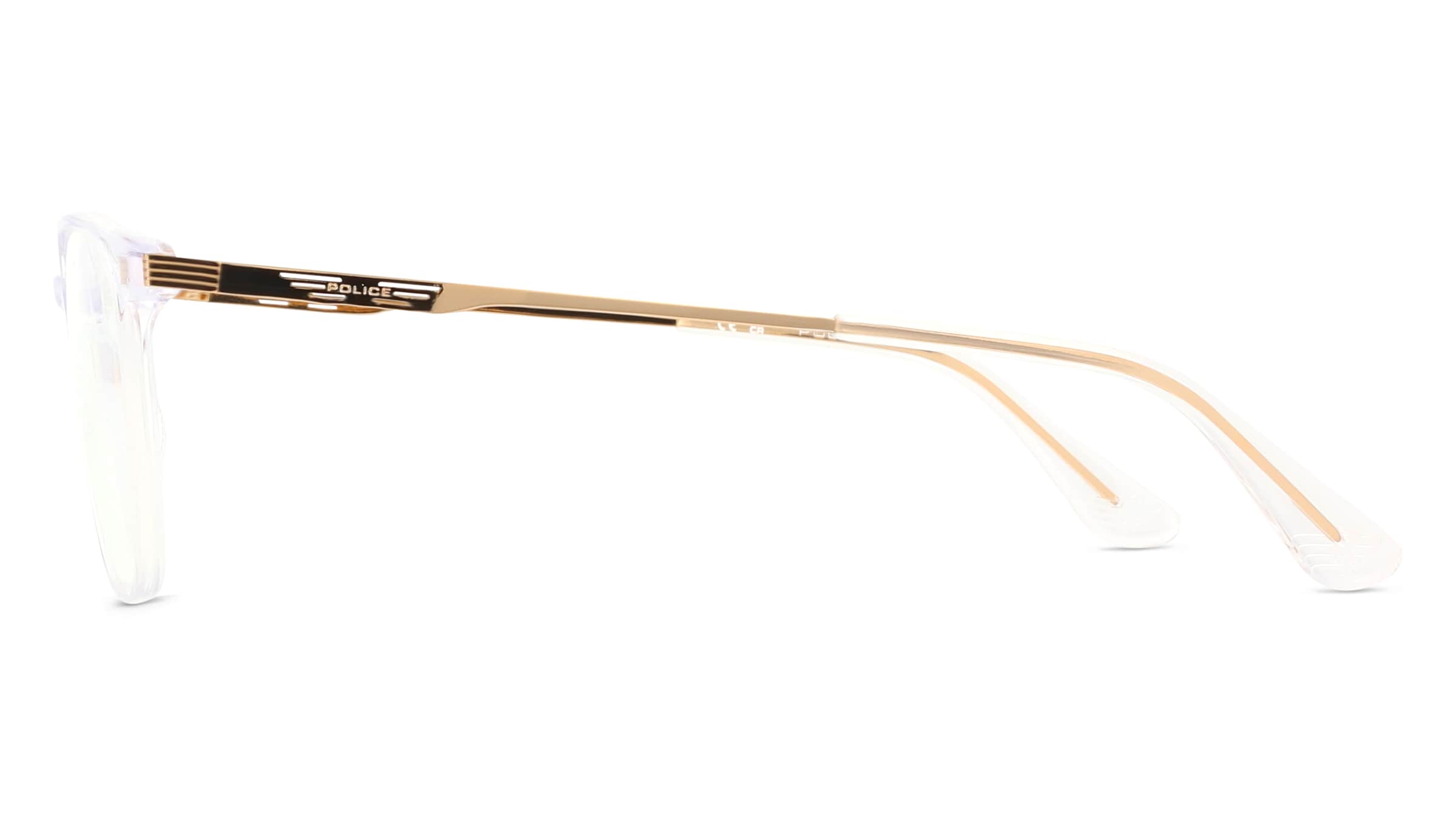 Thumbnail - Police VPLD07 Herren-Brille inkl. Gläser Vollrand Panto Acetat-Gestell 52/18/145, transparent