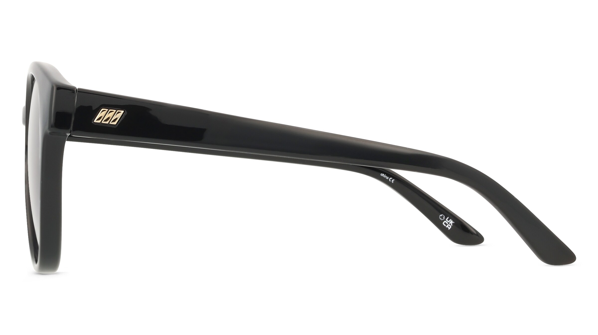 Thumbnail - Le Specs LSP2552177 Damen-Sonnenbrille Vollrand Rund Kunststoff-Gestell, schwarz