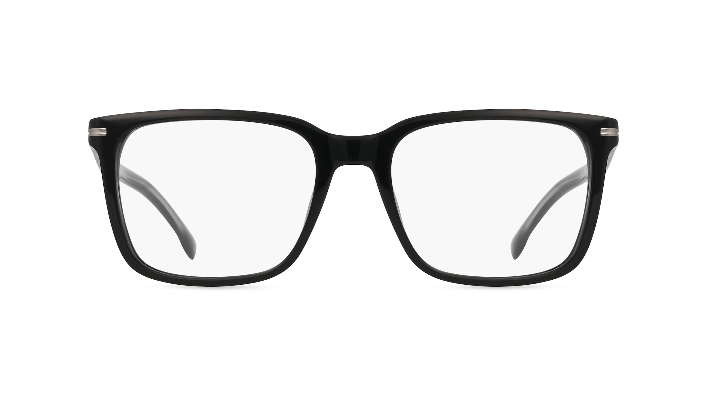 Boss 1602 Herren-Brille inkl. Gläser Vollrand Eckig Acetat-Gestell 55mm/19mm/145mm, schwarz