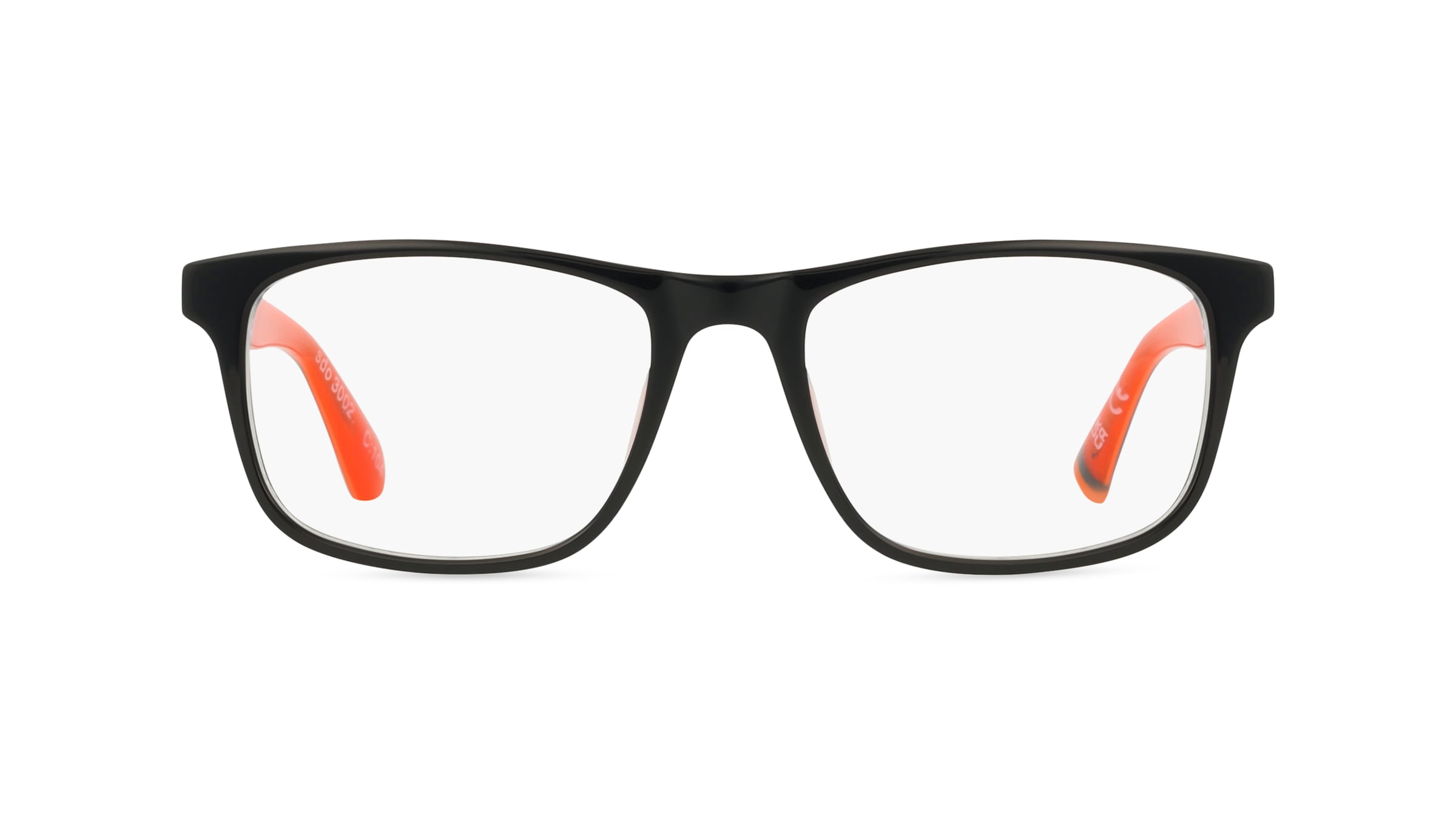 Superdry SDO 3002 Herren-Brille inkl. Gläser Vollrand Eckig Kunststoff-Gestell 51mm/17mm/145mm, schwarz