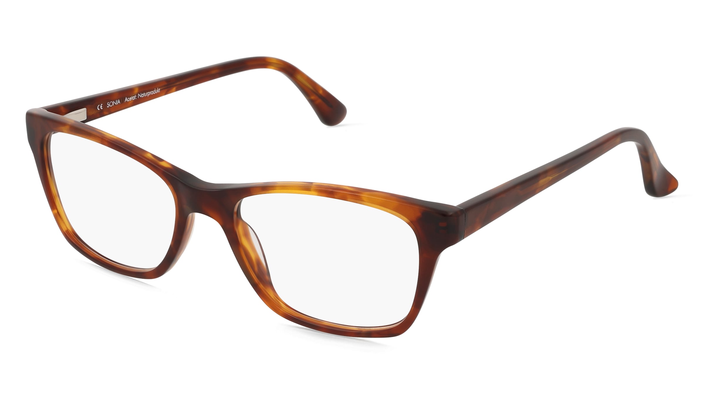 Fielmann ABC 089 FLEX CL SONIA Damen-Brille inkl. Gläser Vollrand Quadratisch Acetat-Gestell 52/17/140, Havanna