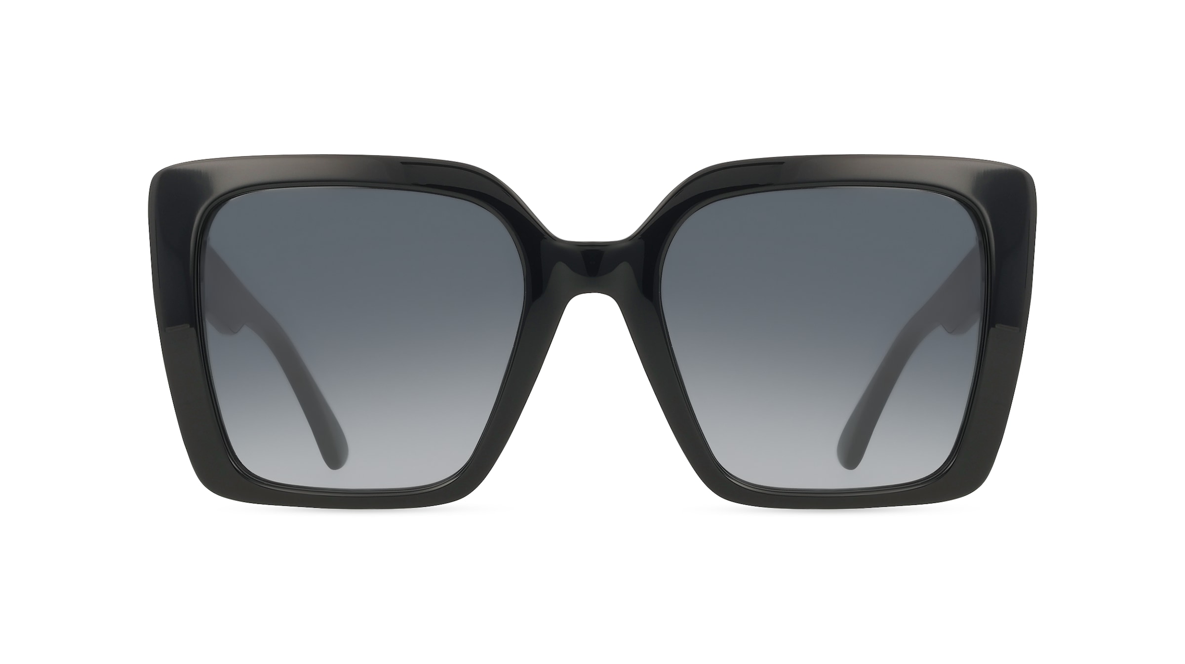 Moschino 207215 Damen-Sonnenbrille Vollrand Eckig Acetat-Gestell, Schwarz