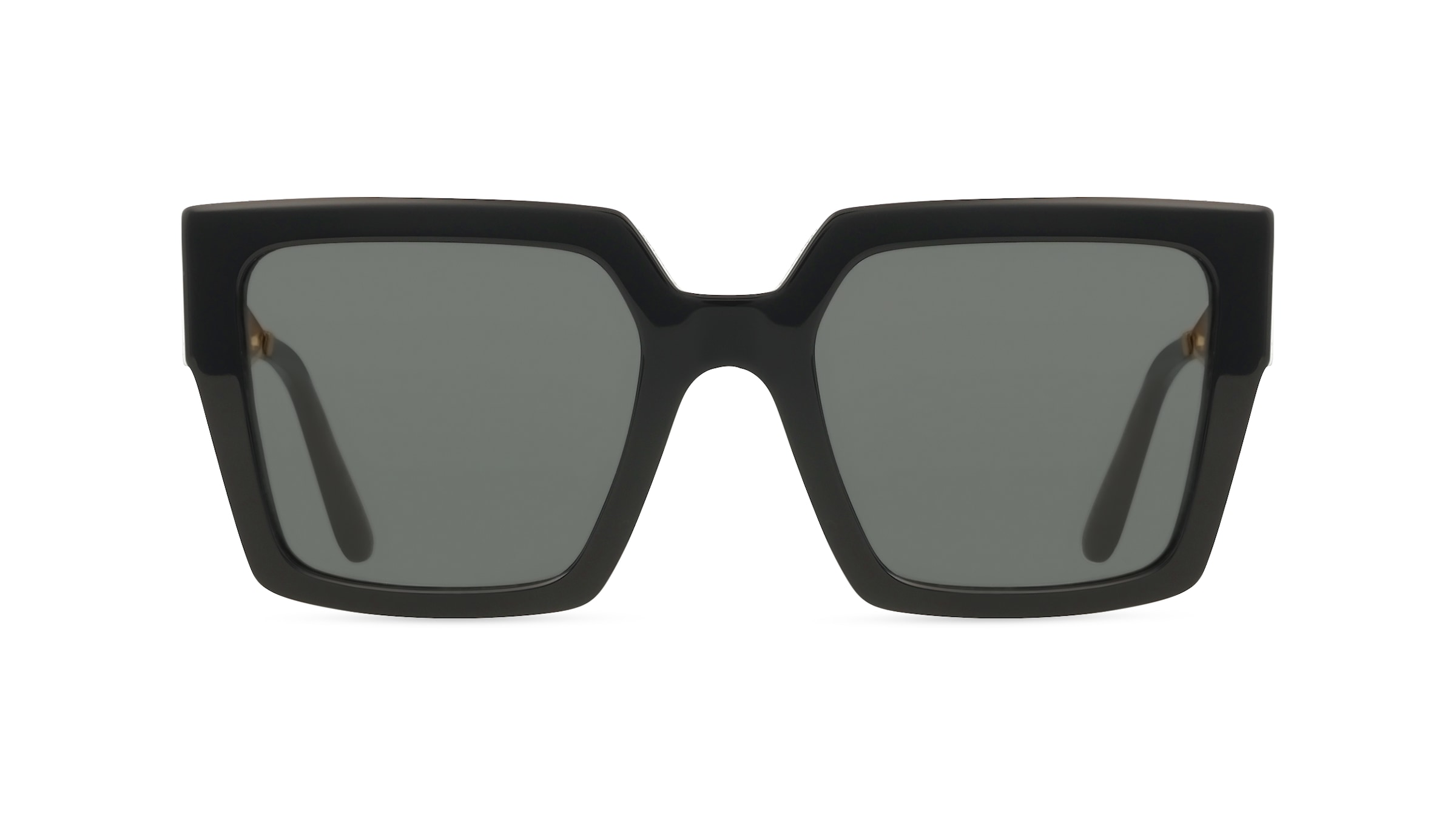 Dolce&amp;Gabbana DG4446B Damen-Sonnenbrille Vollrand Quadratisch Acetat-Gestell, Schwarz