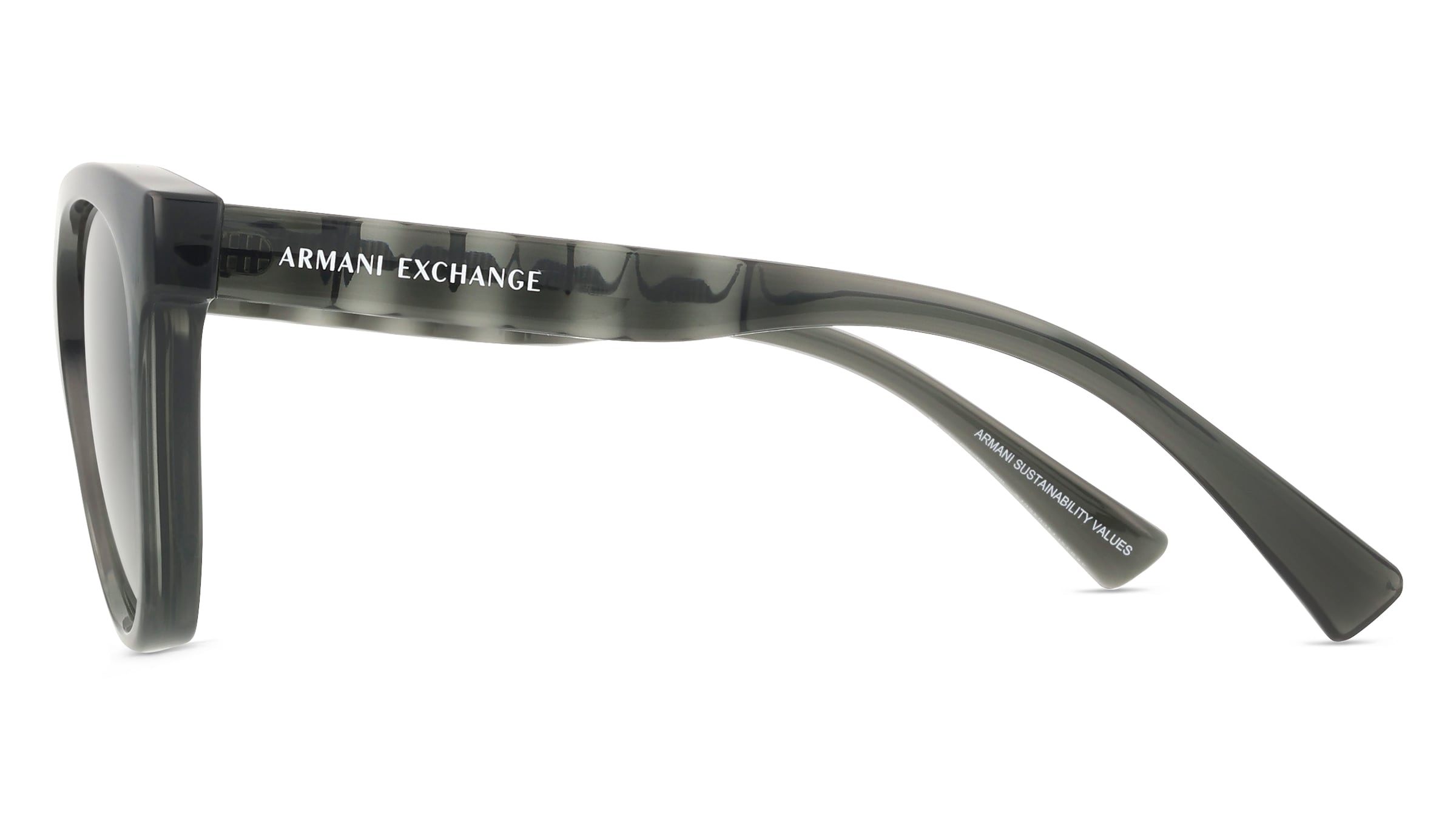 Thumbnail - Armani Exchange AX4148SU Damen-Sonnenbrille Vollrand Panto Kunststoff-Gestell, grau