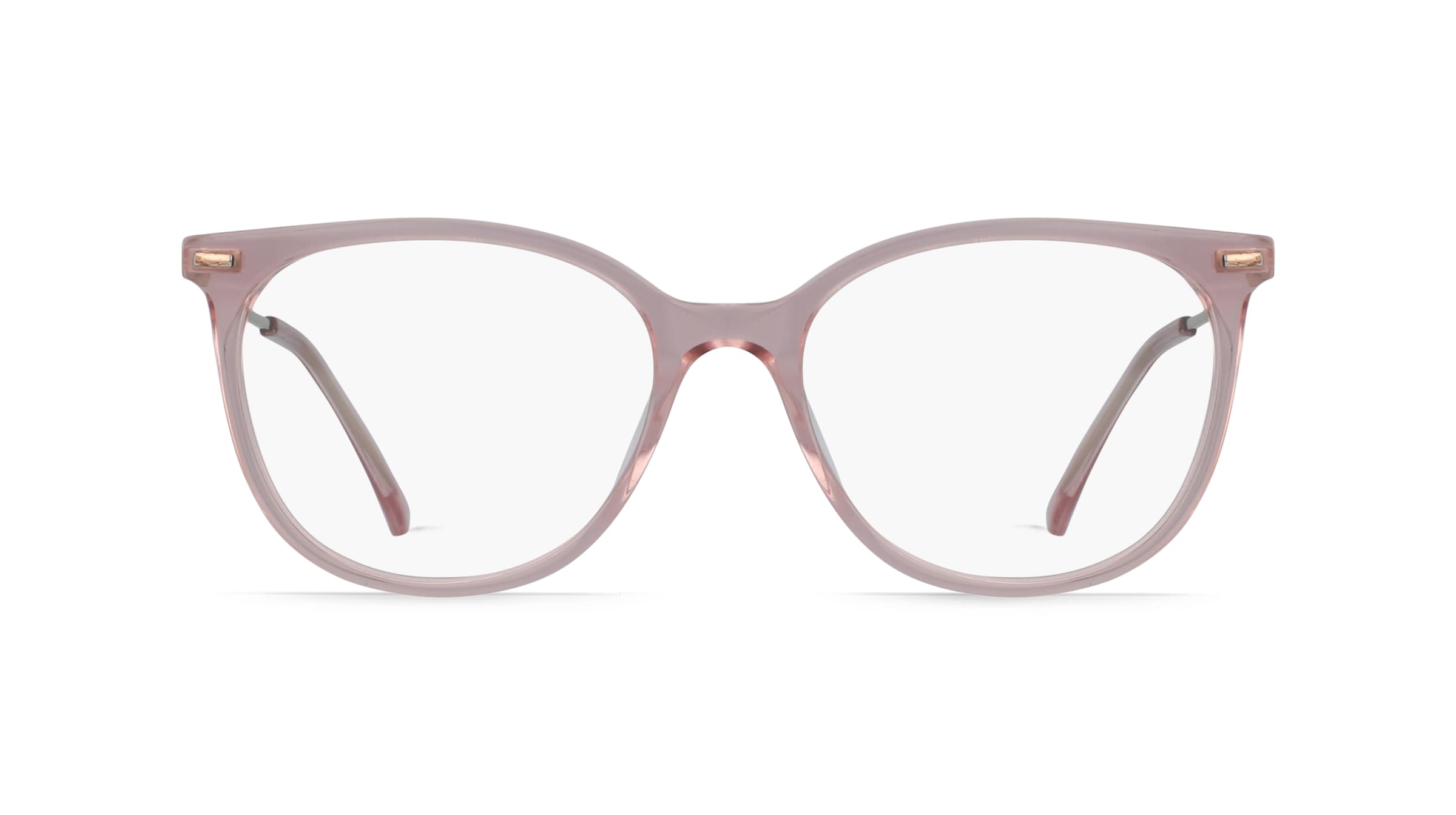 Fielmann BE 006 FA Damen-Brille inkl. Gläser Vollrand Panto Acetat-Gestell 52mm/17mm/135mm, pink