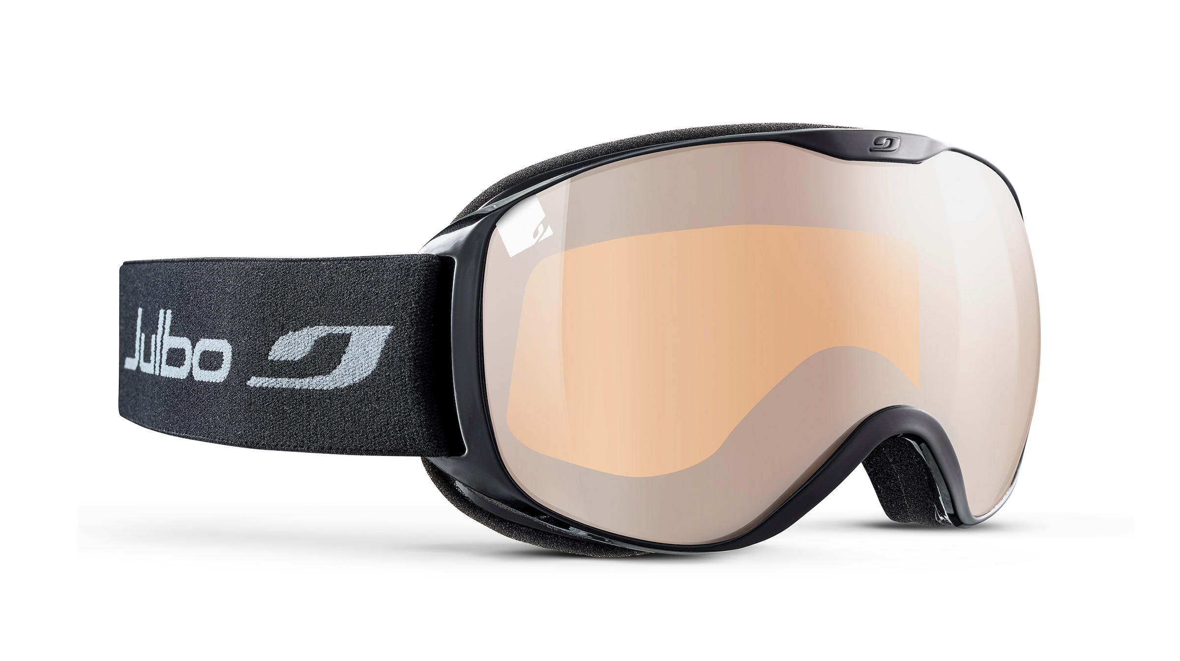 Julbo PIONEER J731 Jugend-Skibrille Vollrand Monoscheibe Kunststoff-Gestell, Schwarz
