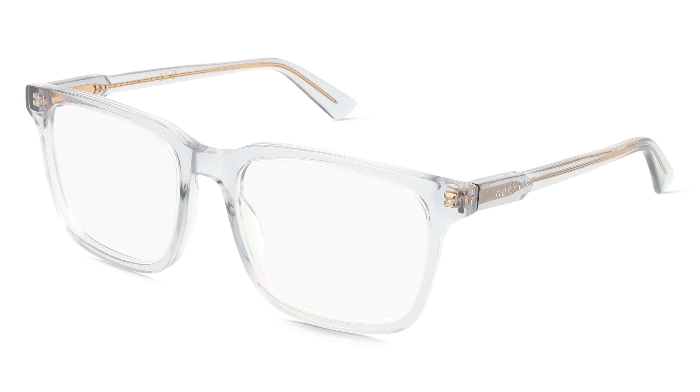 Gucci GG1120O Unisex-Brille inkl. Gläser Vollrand Eckig Acetat-Gestell 55/19/145, Blau