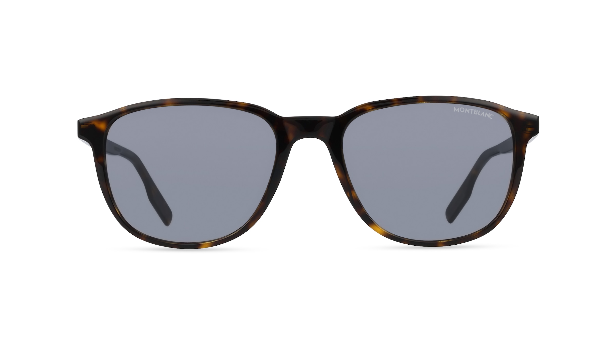 Montblanc MB0149S Herren-Sonnenbrille Vollrand Oval Kunststoff-Gestell, braun