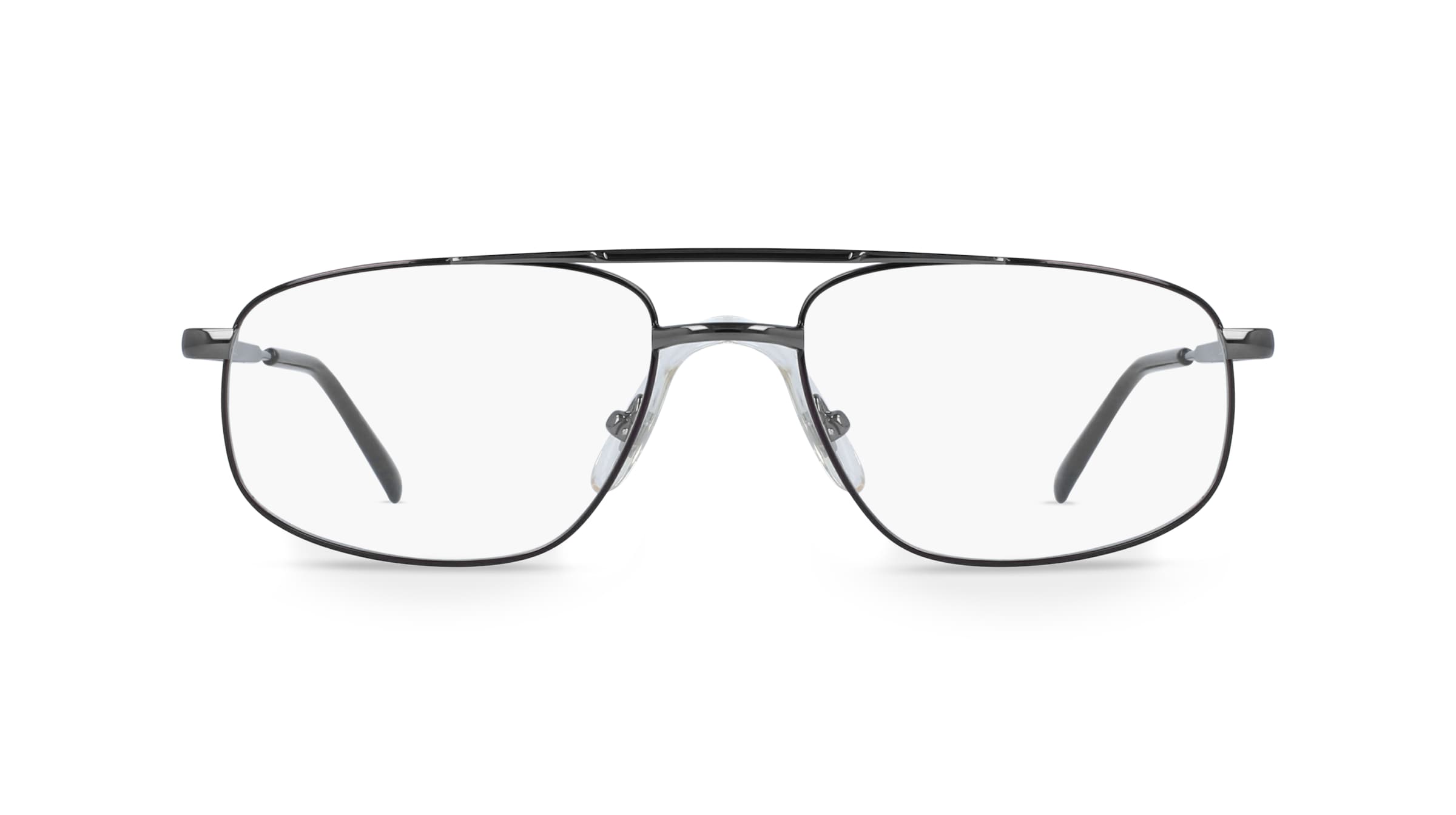 Fielmann MC 338 MOD FLEX TR Herren-Brille inkl. Gläser Vollrand Eckig Metall-Gestell 54mm/17mm/140mm, grau