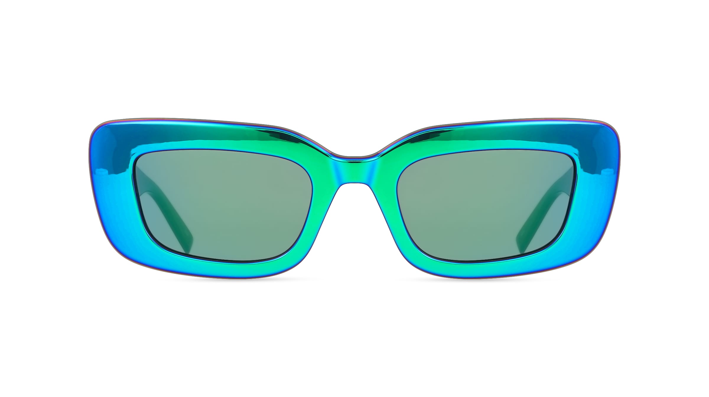 Karl Lagerfeld KL6164S Damen-Sonnenbrille Vollrand Eckig Kunststoff-Gestell, grün