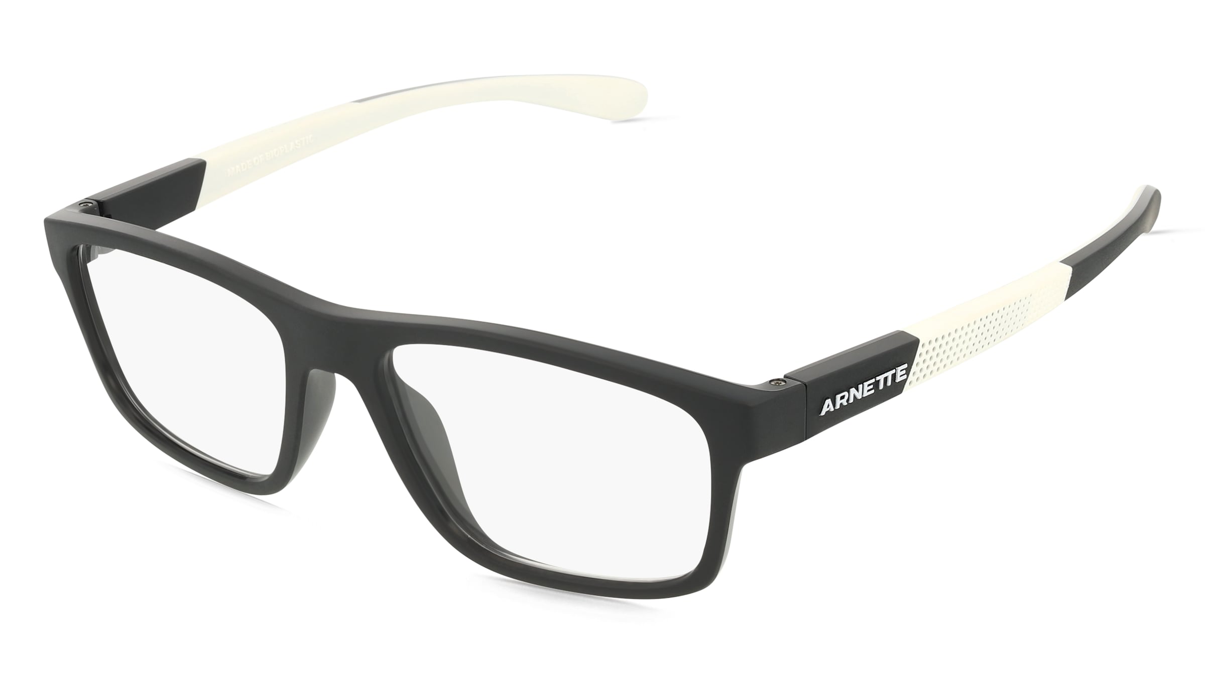 Arnette 0AN7246U LAFLOR Herren-Brille inkl. Gläser Vollrand Quadratisch Kunststoff-Gestell 54/17/140, Schwarz