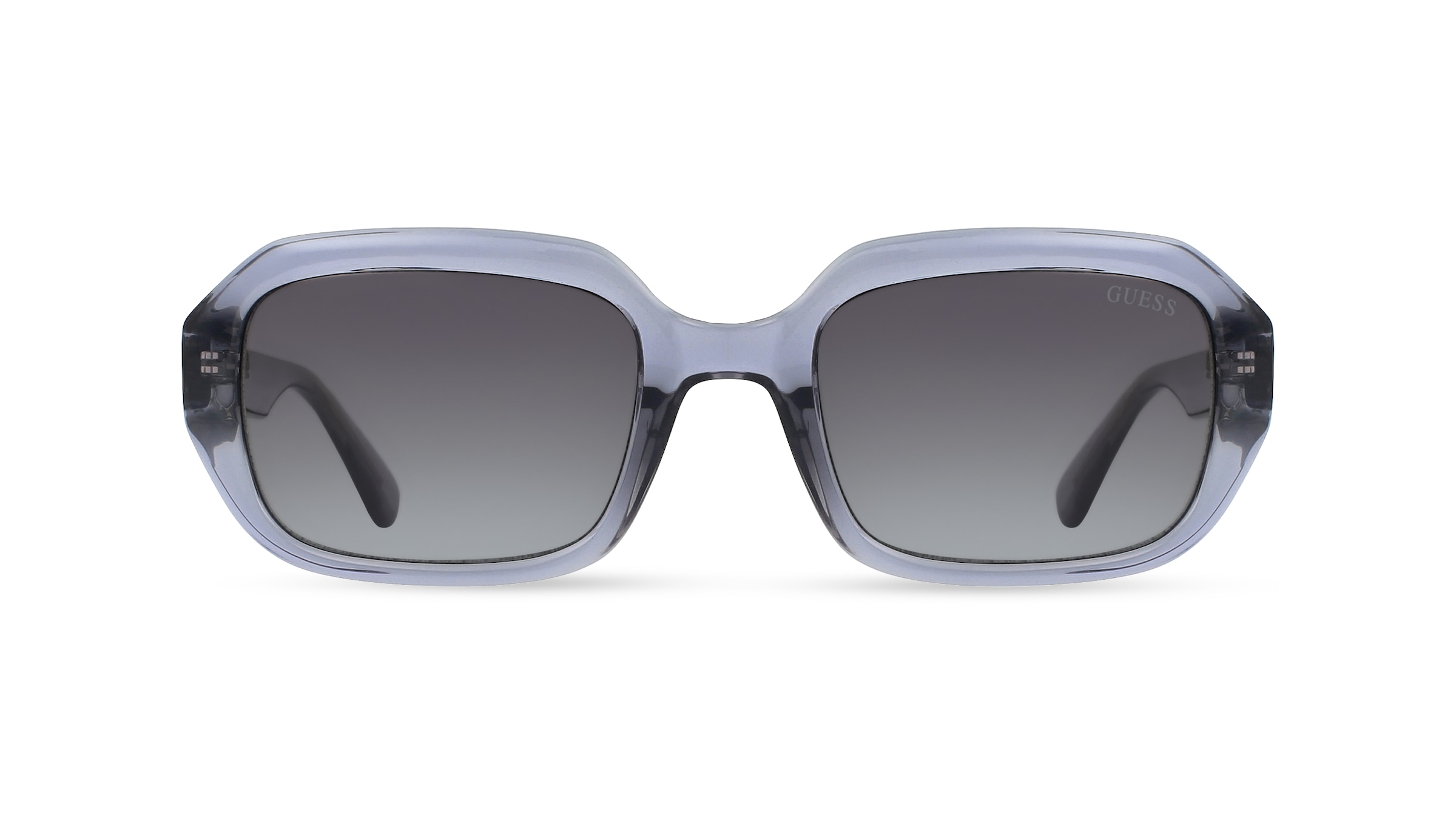 Guess GU8244 Damen-Sonnenbrille Vollrand Eckig Kunststoff-Gestell, grau