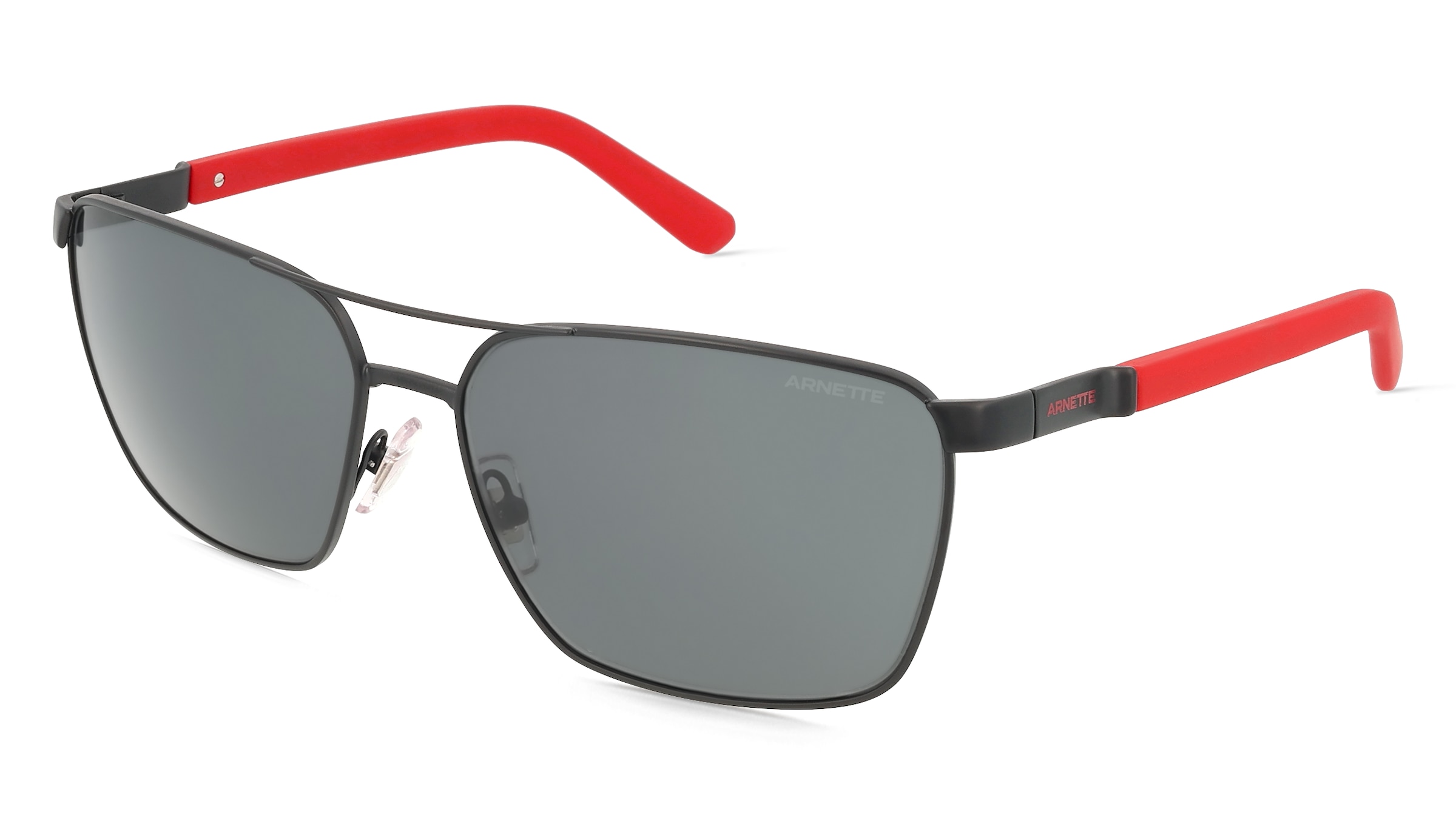 Arnette 0AN3091 BARRACAS Herren-Sonnenbrille Vollrand Quadratisch Metall-Gestell, Schwarz