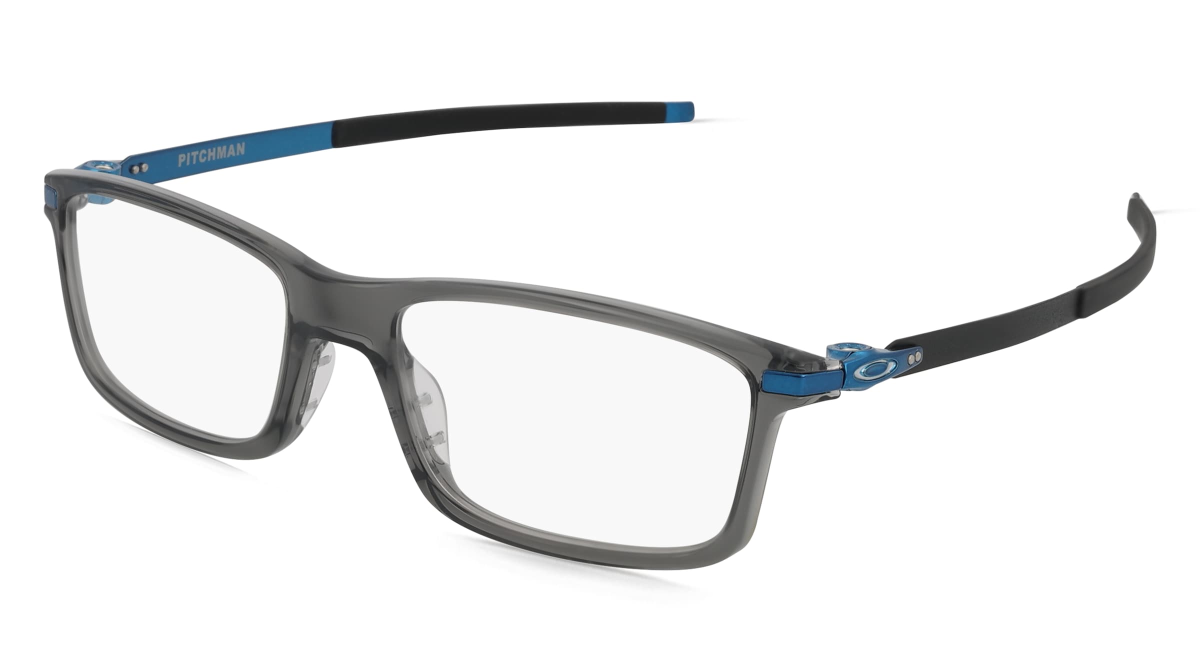 Oakley OX8050 Herren-Brille inkl. Gläser Vollrand Quadratisch Kunststoff-Gestell 55/18/140, Grau